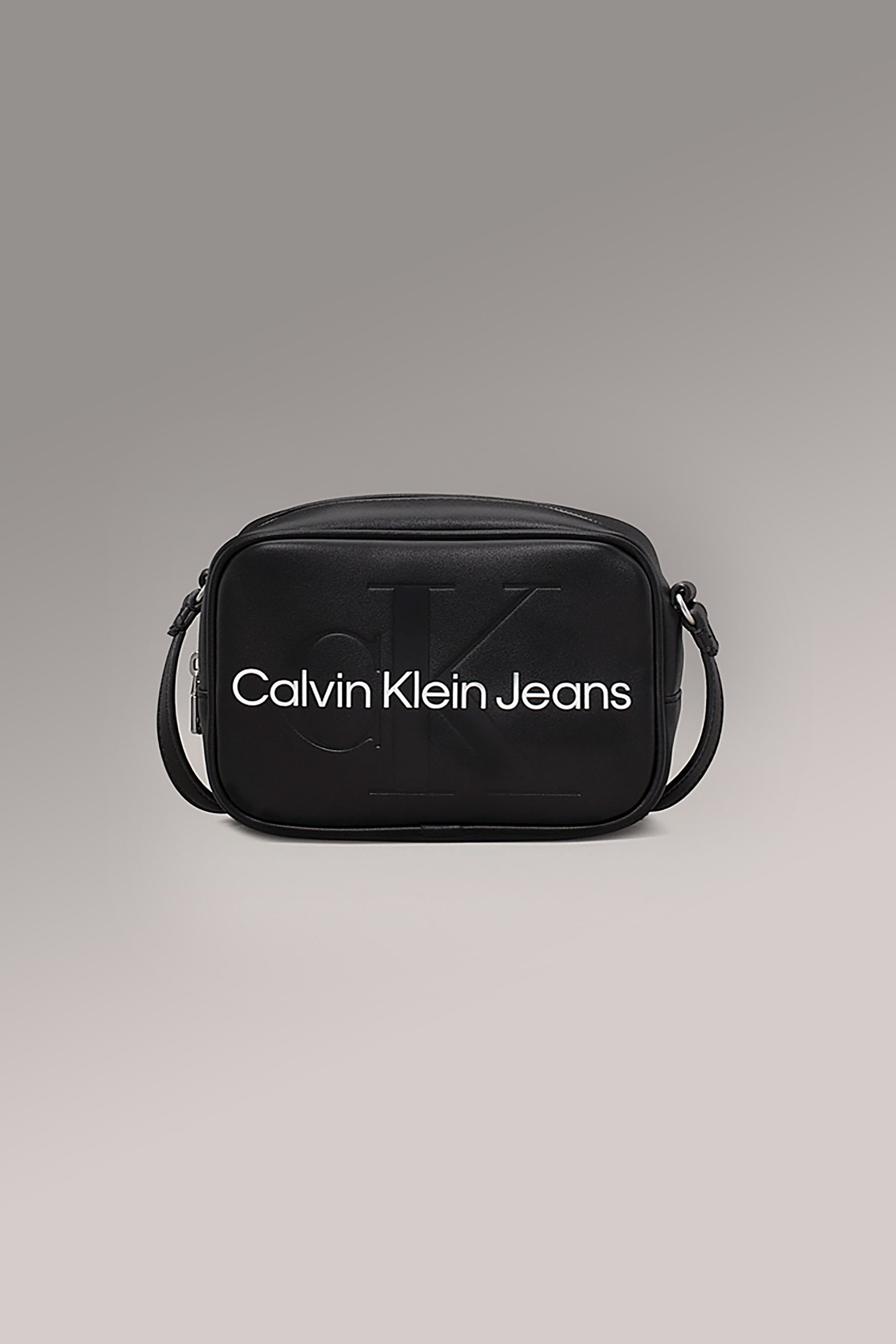 CK Jeans γυναικεία τσάντα crossbody με letter print - K60K610275 Μαύρο