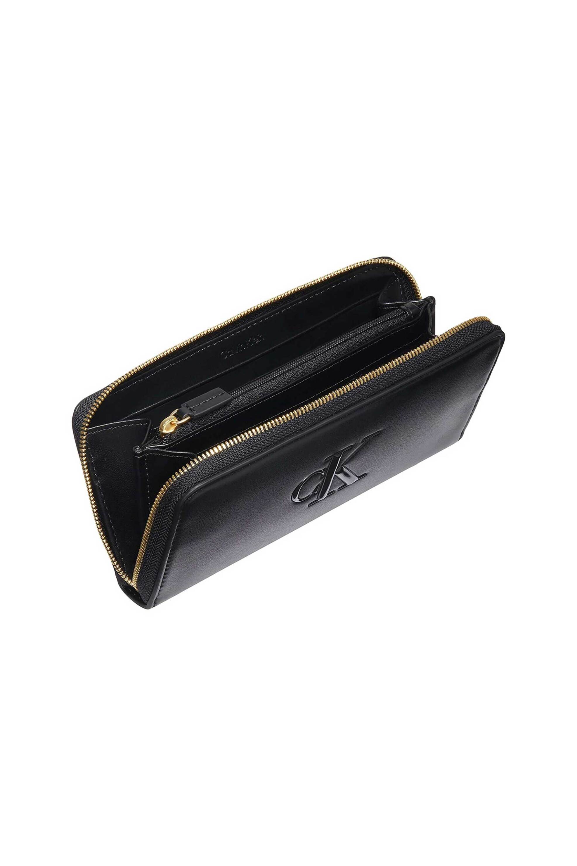 CALVIN KLEIN JEANS Calvin Klein Jeans γυναικείο πορτοφόλι με monogram - LV04F1077G Μαύρο - 3