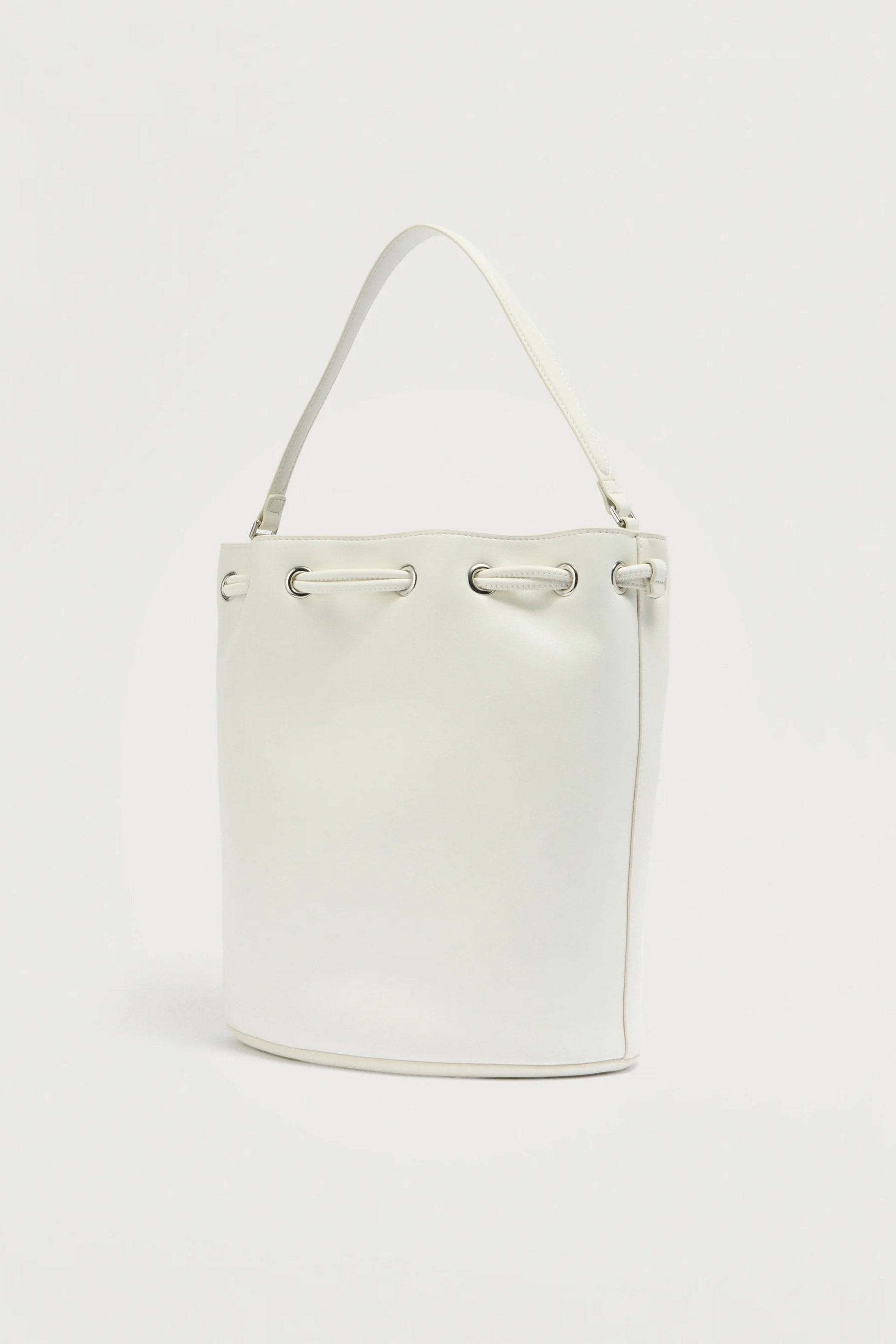 Calvin Klein Jeans γυναικεία τσάντα bucket με monogram - LV04F3232G Λευκό