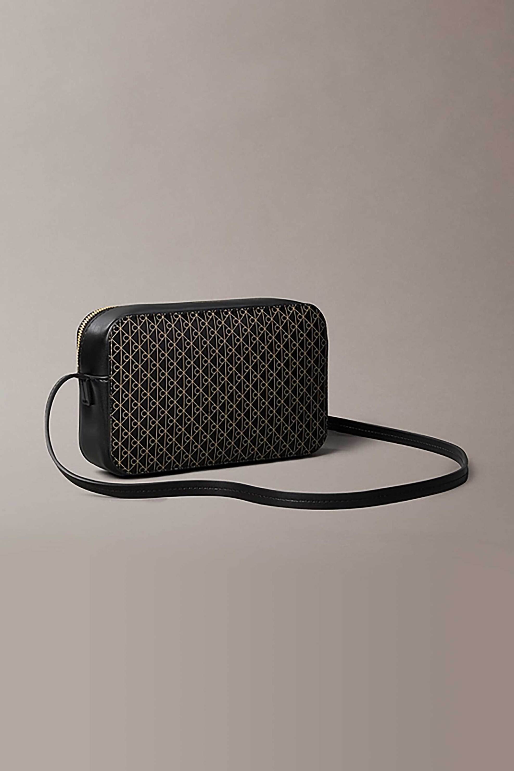 Calvin Klein Jeans γυναικεία τσάντα crossbody με all-over logo print - LV04F3268G Μαύρο