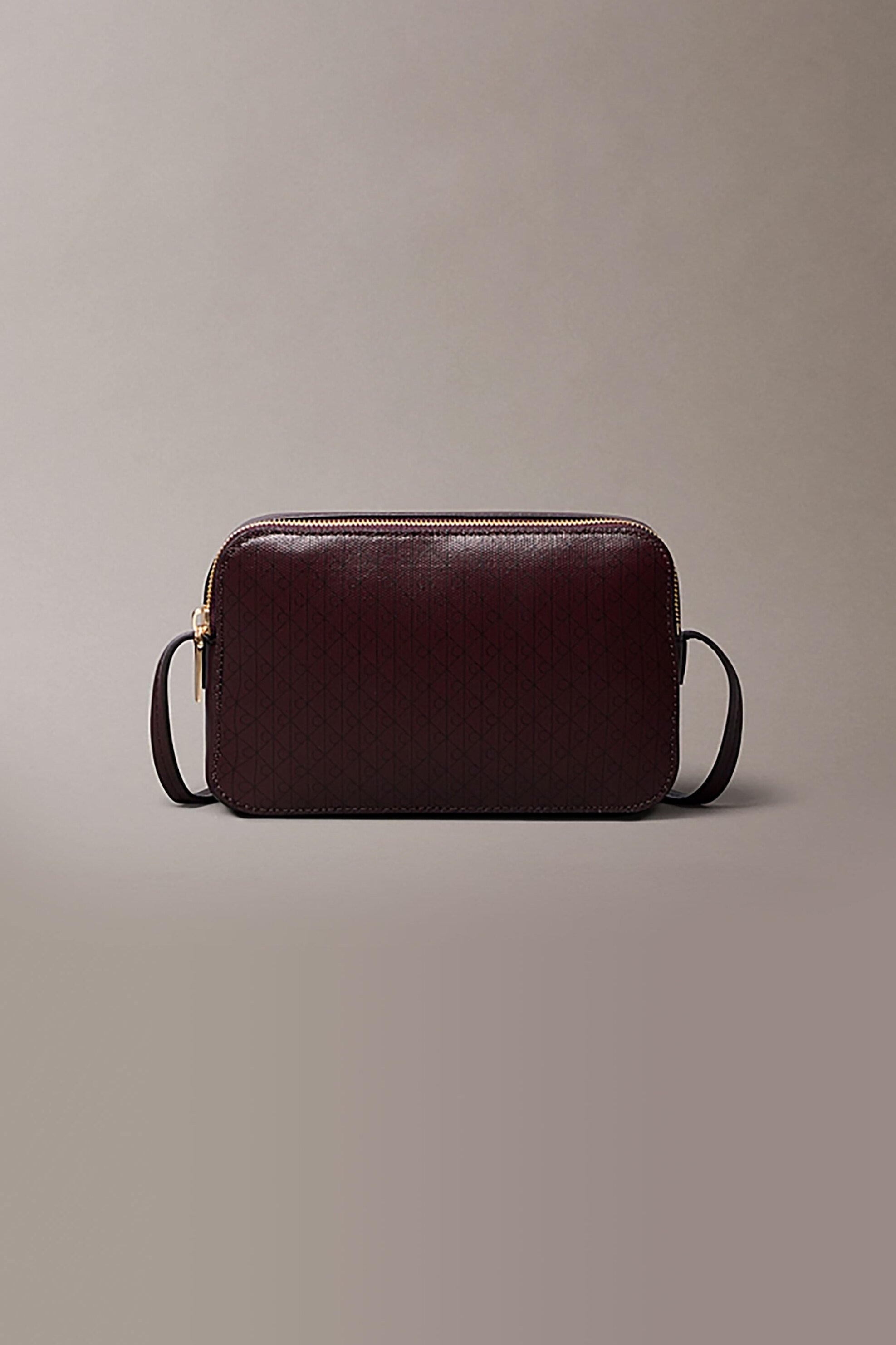 Calvin Klein Jeans γυναικεία τσάντα crossbody με all-over logo print - LV04F3268G Μπορντό