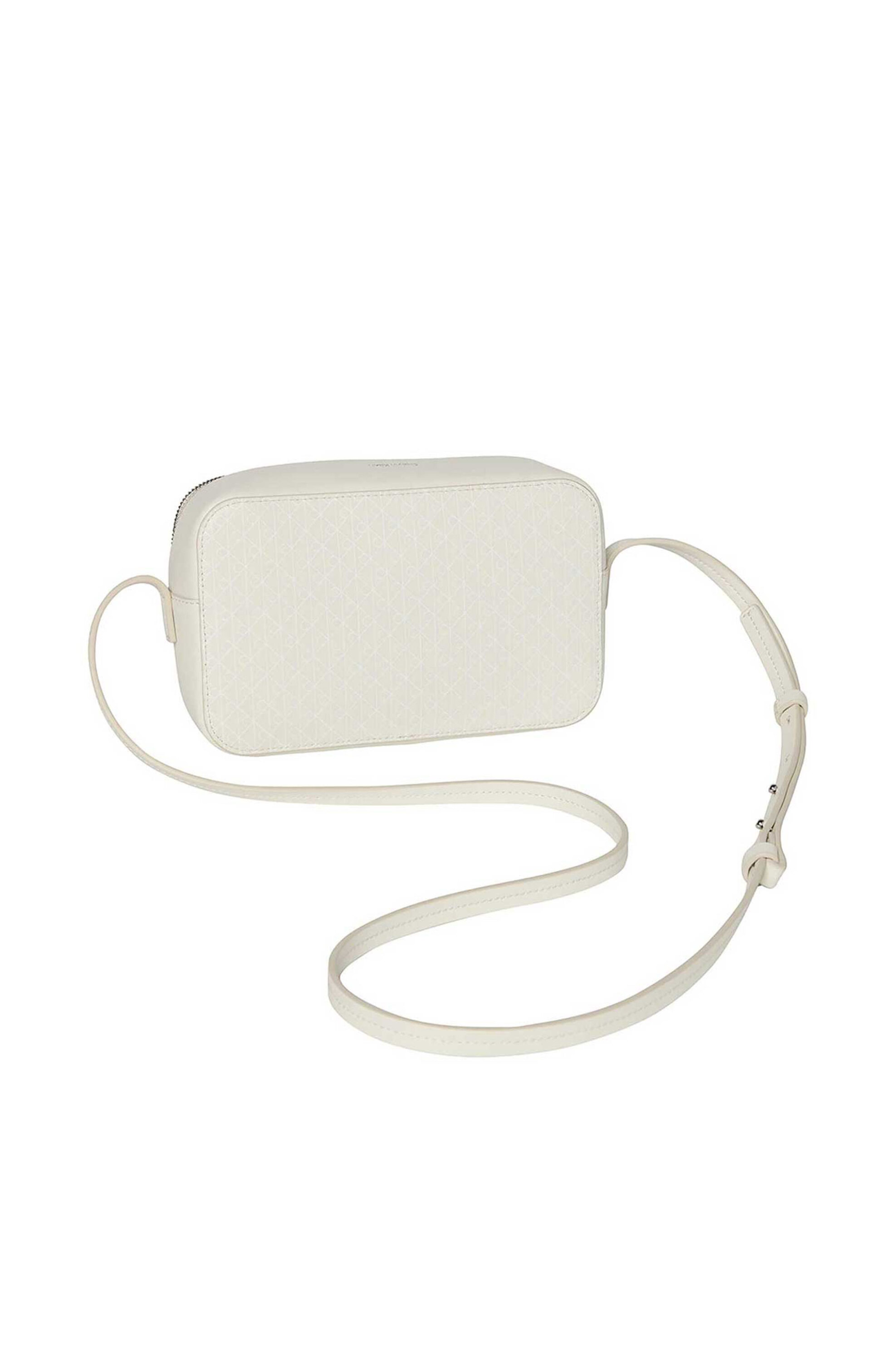 Calvin Klein Jeans γυναικεία τσάντα crossbody με all-over logo print - LV04F3268G Κρέμ