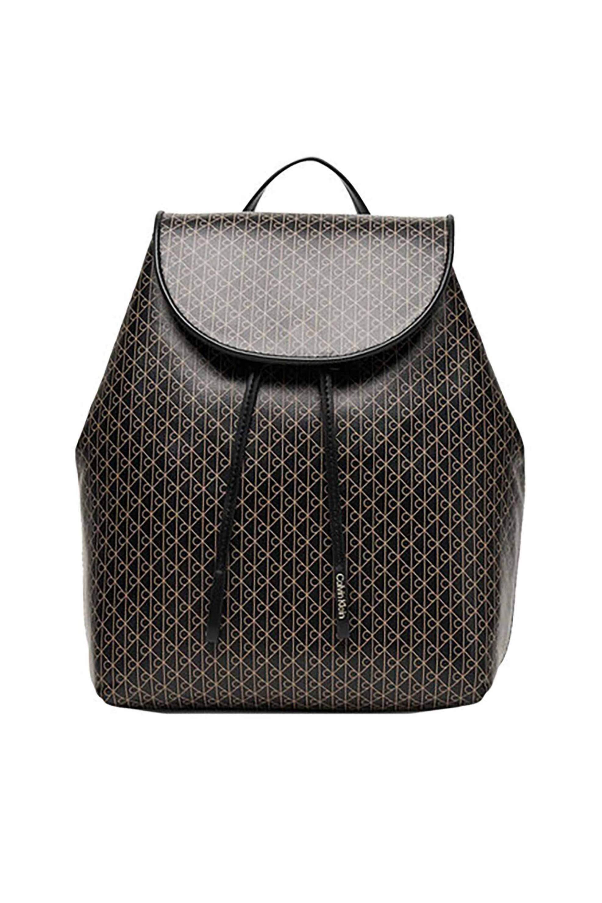 Calvin Klein Jeans γυναικείο backpack με all-over logo print - LV04F3271G Μαύρο