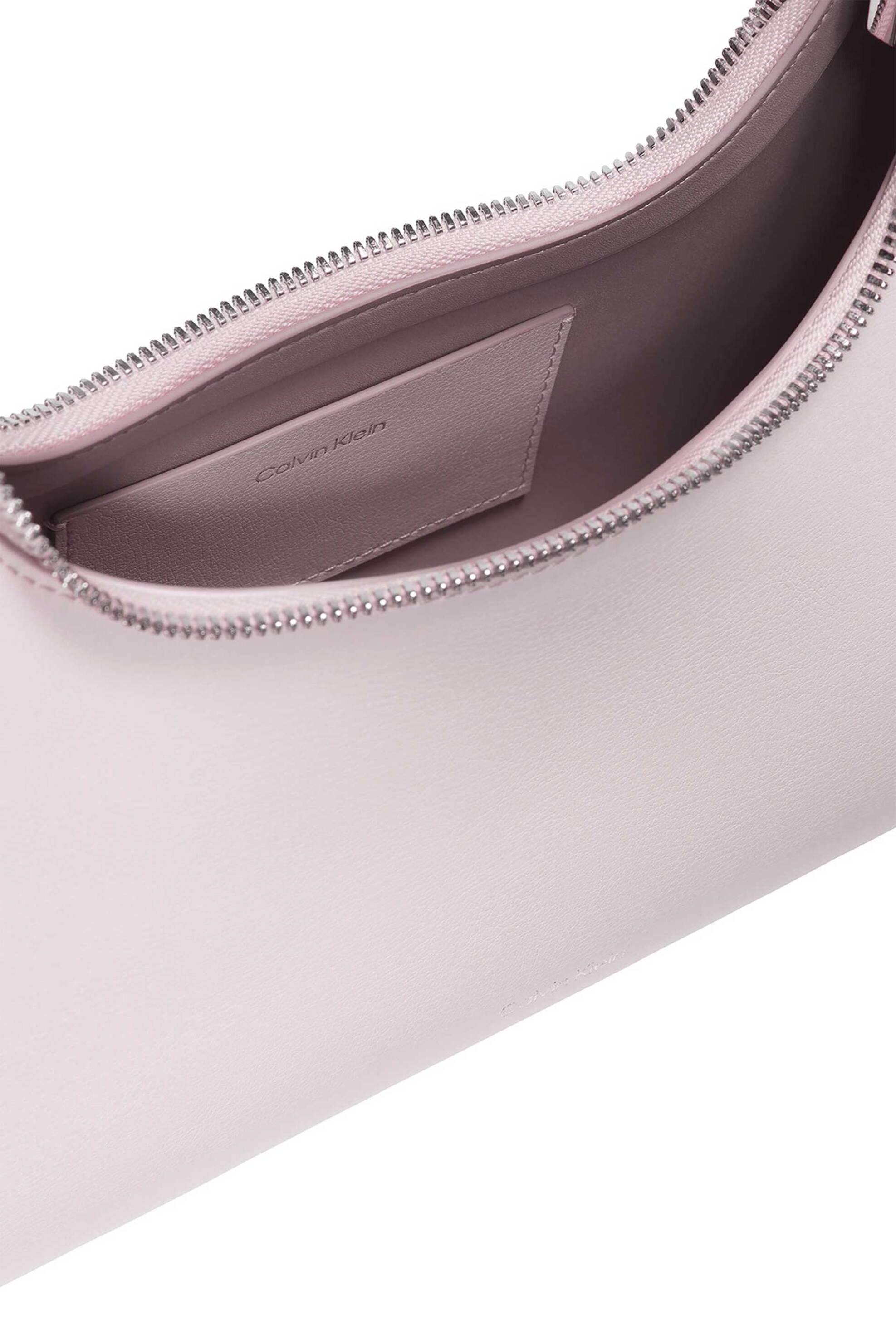 Calvin Klein Jeans Γυναικεία Τσάντα Ώμου με Λογότυπο - Lv04F3272G Ροζ Ανοιχτό