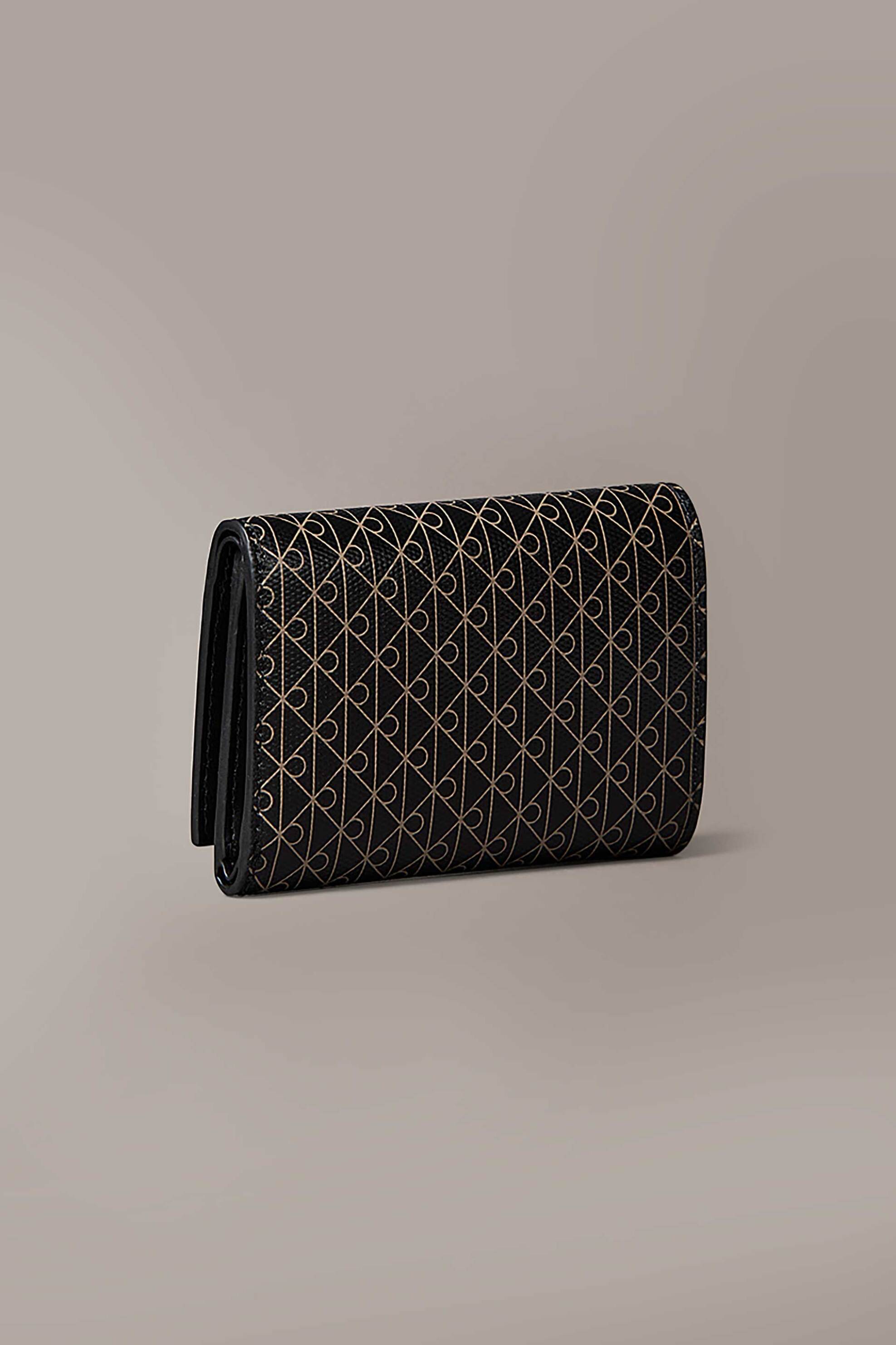 Calvin Klein Jeans γυναικείο πορτοφόλι με all-over logo print - LV04F1118G Μαύρο
