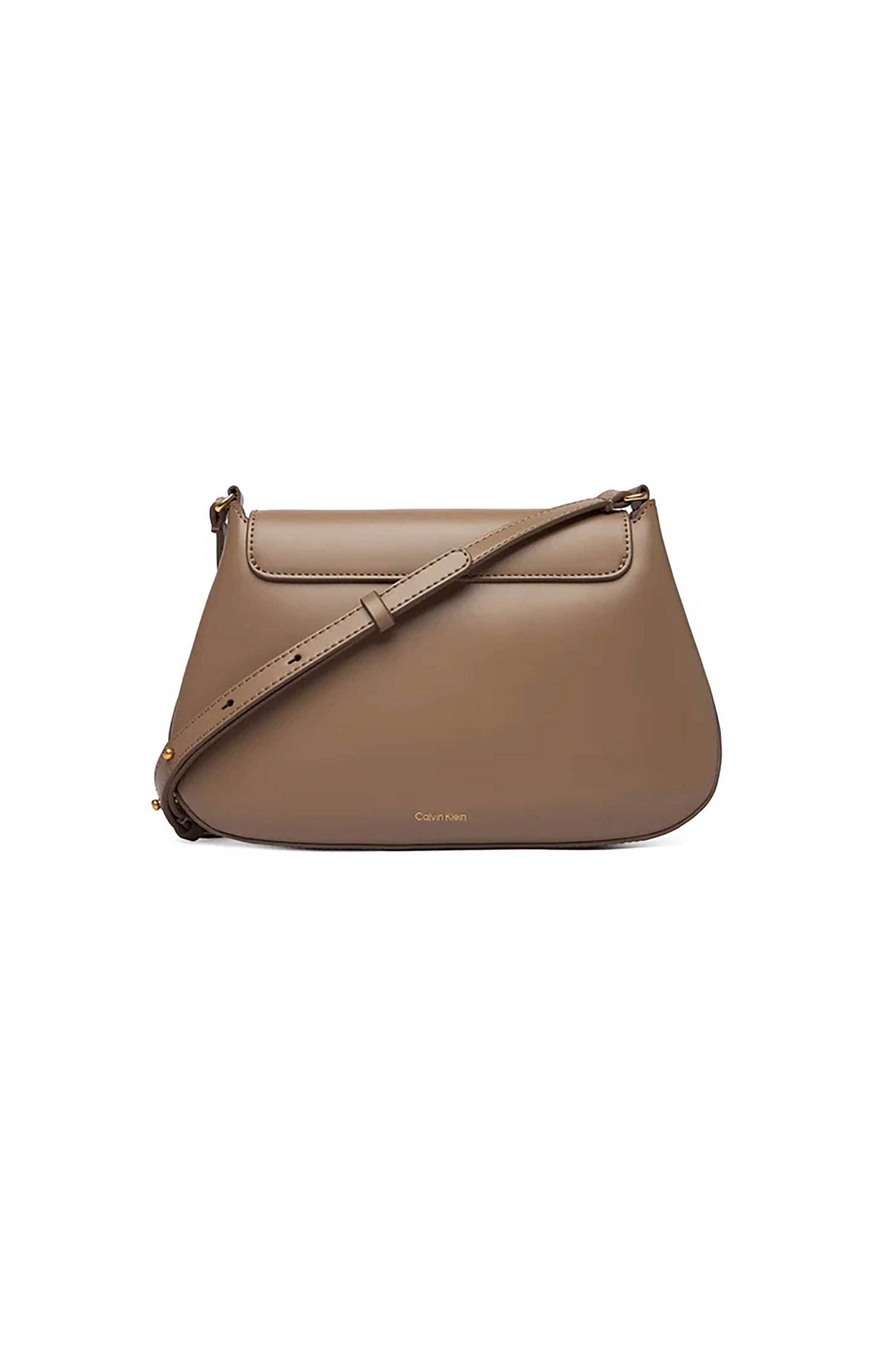 CALVIN KLEIN JEANS Calvin Klein Jeans γυναικεία τσάντα crossbody μονόχρωμη με μεταλλικό λογότυπο - LV04F3401G Μπεζ - 2