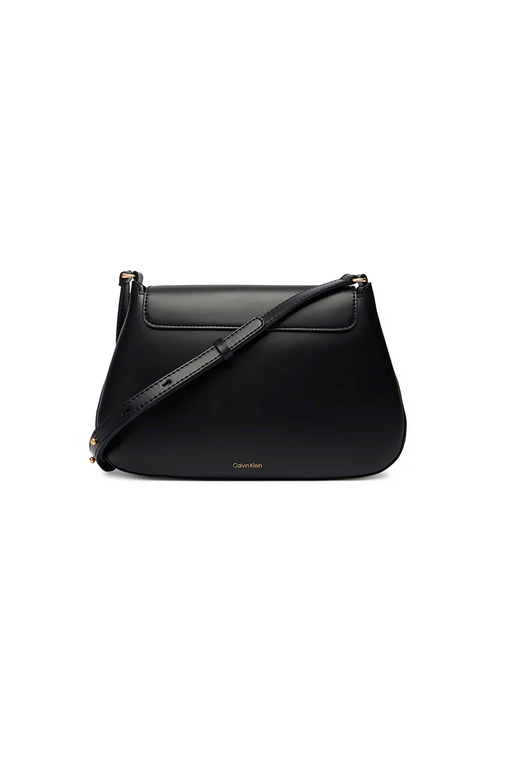 CALVIN KLEIN JEANS Calvin Klein Jeans γυναικεία τσάντα crossbody μονόχρωμη με μεταλλικό λογότυπο - LV04F3401G Μαύρο - 2