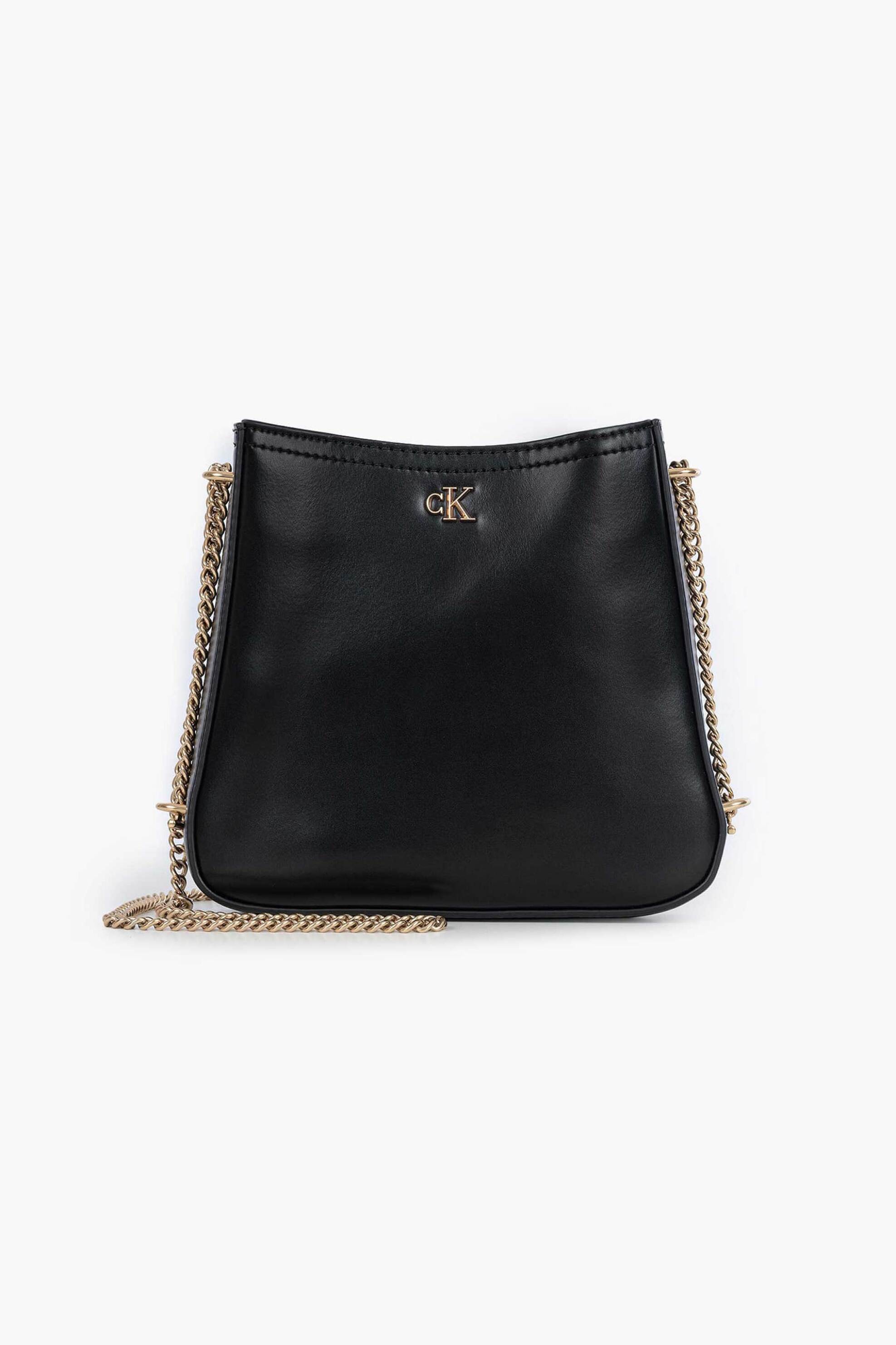 Calvin Klein Jeans γυναικεία τσάντα ώμου με λογότυπο - LV04F3441G Μαύρο