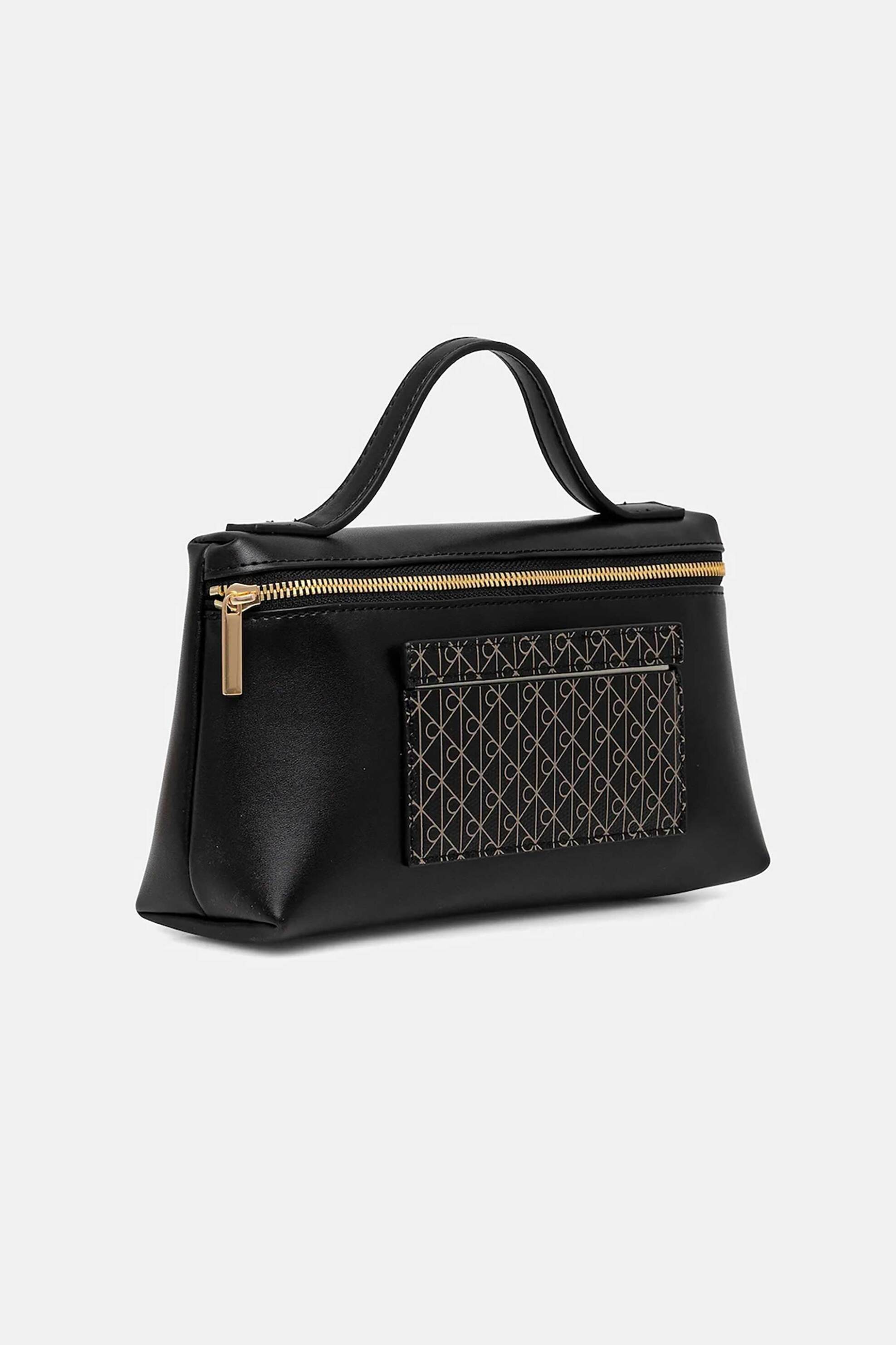 Calvin Klein Jeans γυναικείο νεσεσέρ με μεταλλικό λογότυπο και logo print - LV04F1102G Μαύρο φωτογραφία