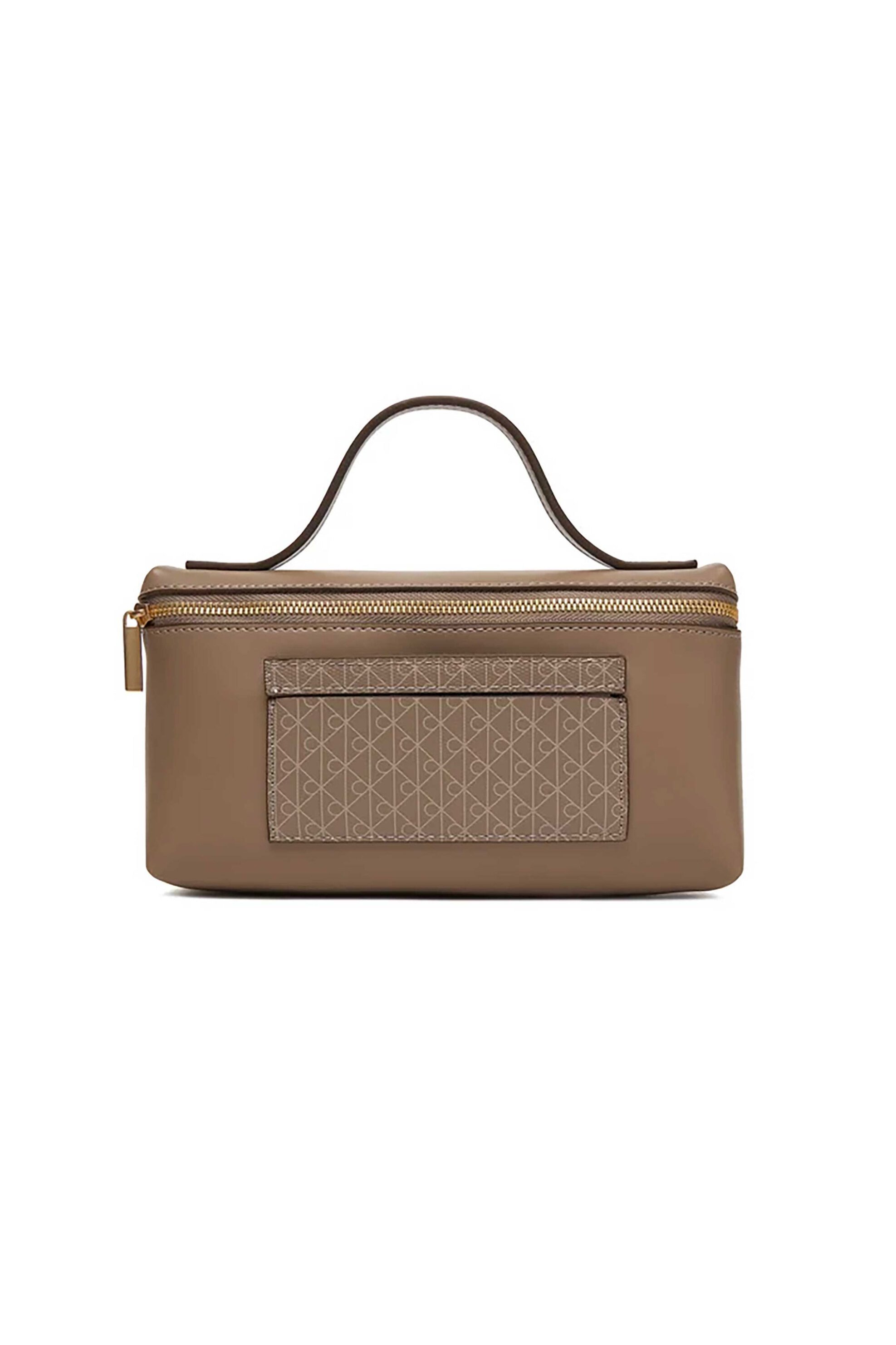 CALVIN KLEIN JEANS Calvin Klein Jeans γυναικείο νεσεσέρ με μεταλλικό λογότυπο και logo print - LV04F1102G Μπεζ