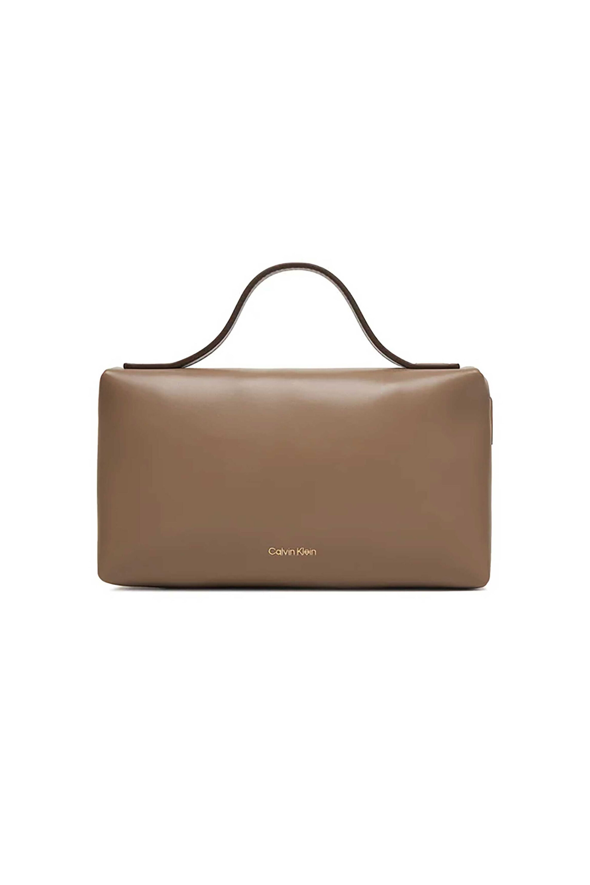 Calvin Klein Jeans γυναικείο νεσεσέρ με μεταλλικό λογότυπο και logo print - LV04F1102G Μπεζ φωτογραφία