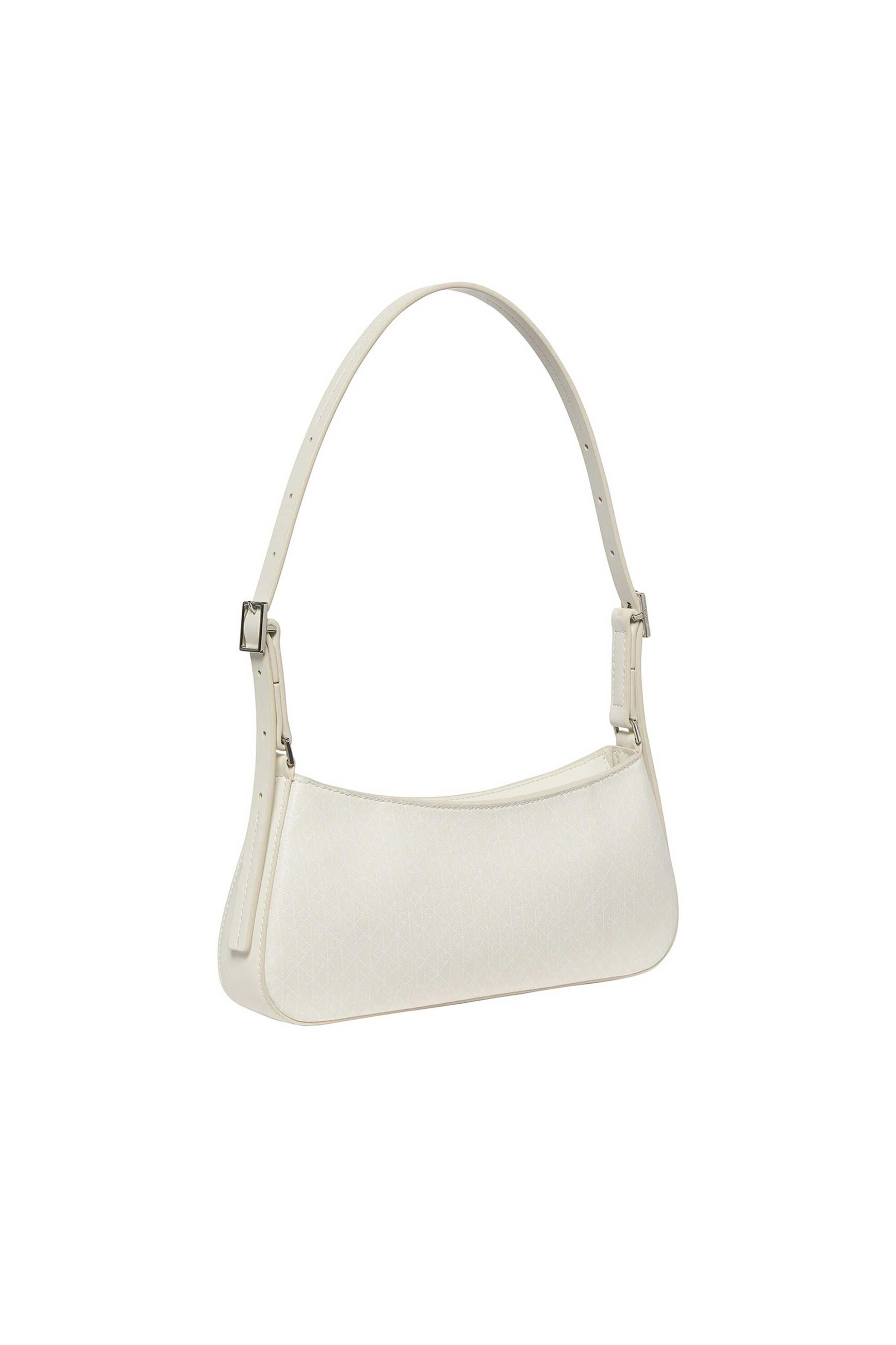 Calvin Klein Jeans γυναικεία τσάντα ώμου με all-over monogram - LV04F3324G Κρέμ