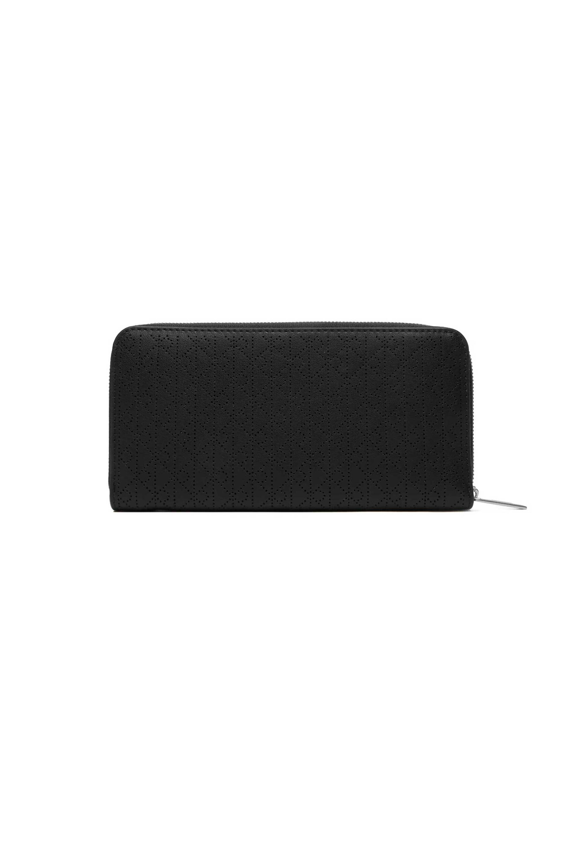 Calvin Klein Jeans γυναικείο δερμάτινο πορτοφόλι με all-over monogram - LV04F1151G Μαύρο