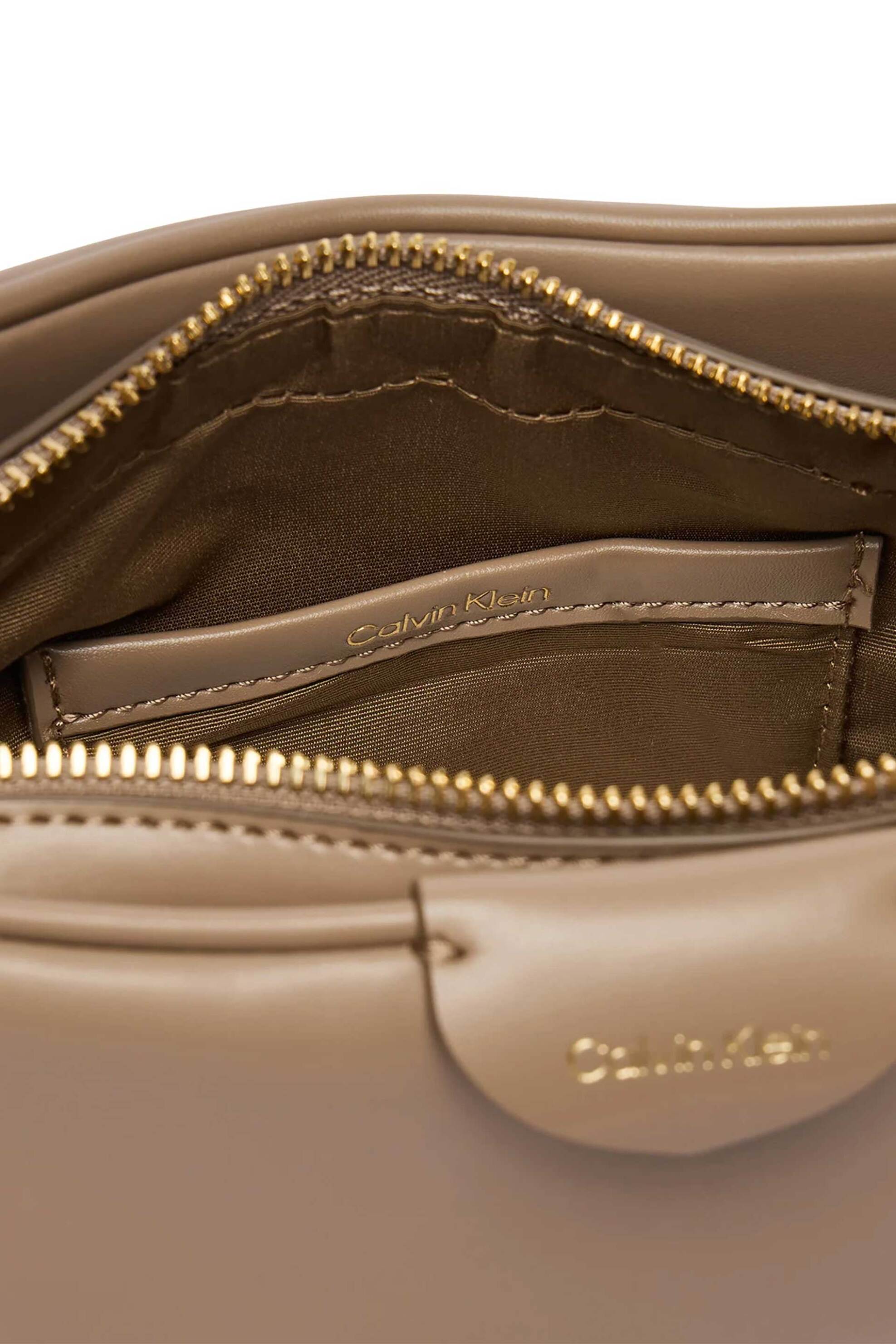 Calvin Klein Jeans Γυναικείο Mini Bag με Λογότυπο - Lv04F3370G Μπεζ