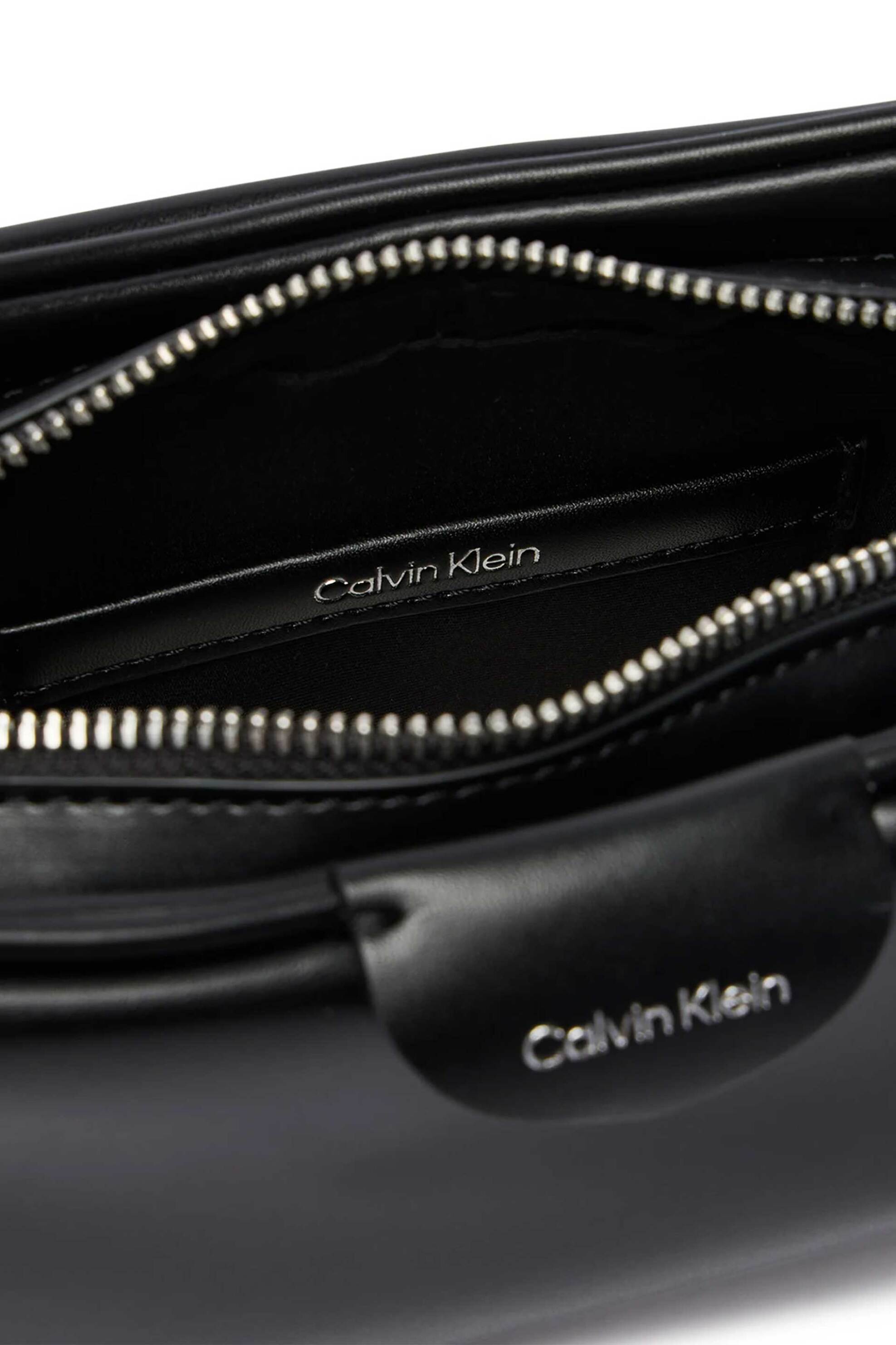 Calvin Klein Jeans Γυναικείο Mini Bag με Λογότυπο - Lv04F3370G Μαύρο