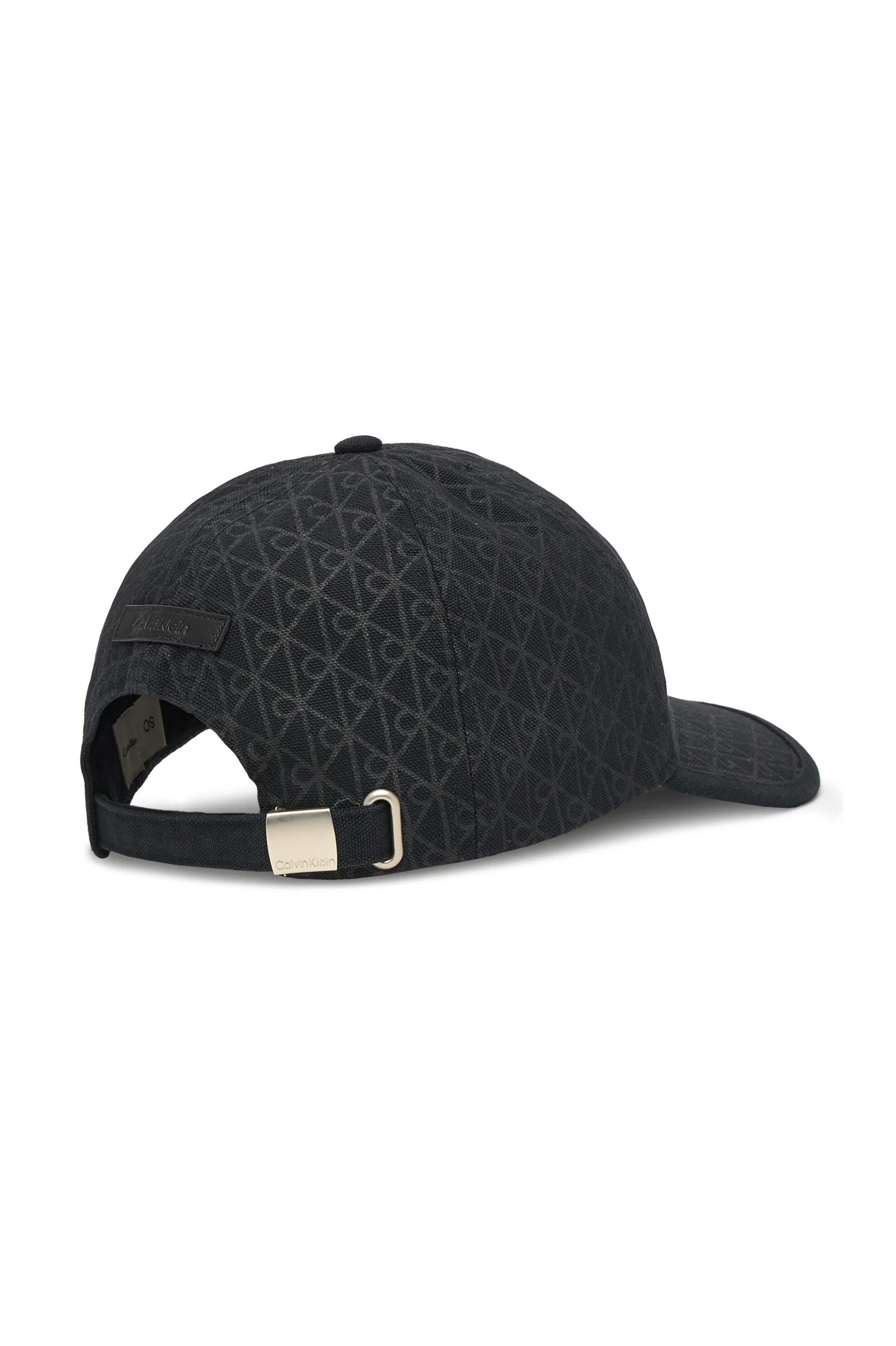 Calvin Klein Jeans Γυναικείο Καπέλο Jockey με All-Over Monogram - Lv04F5036G Μαύρο