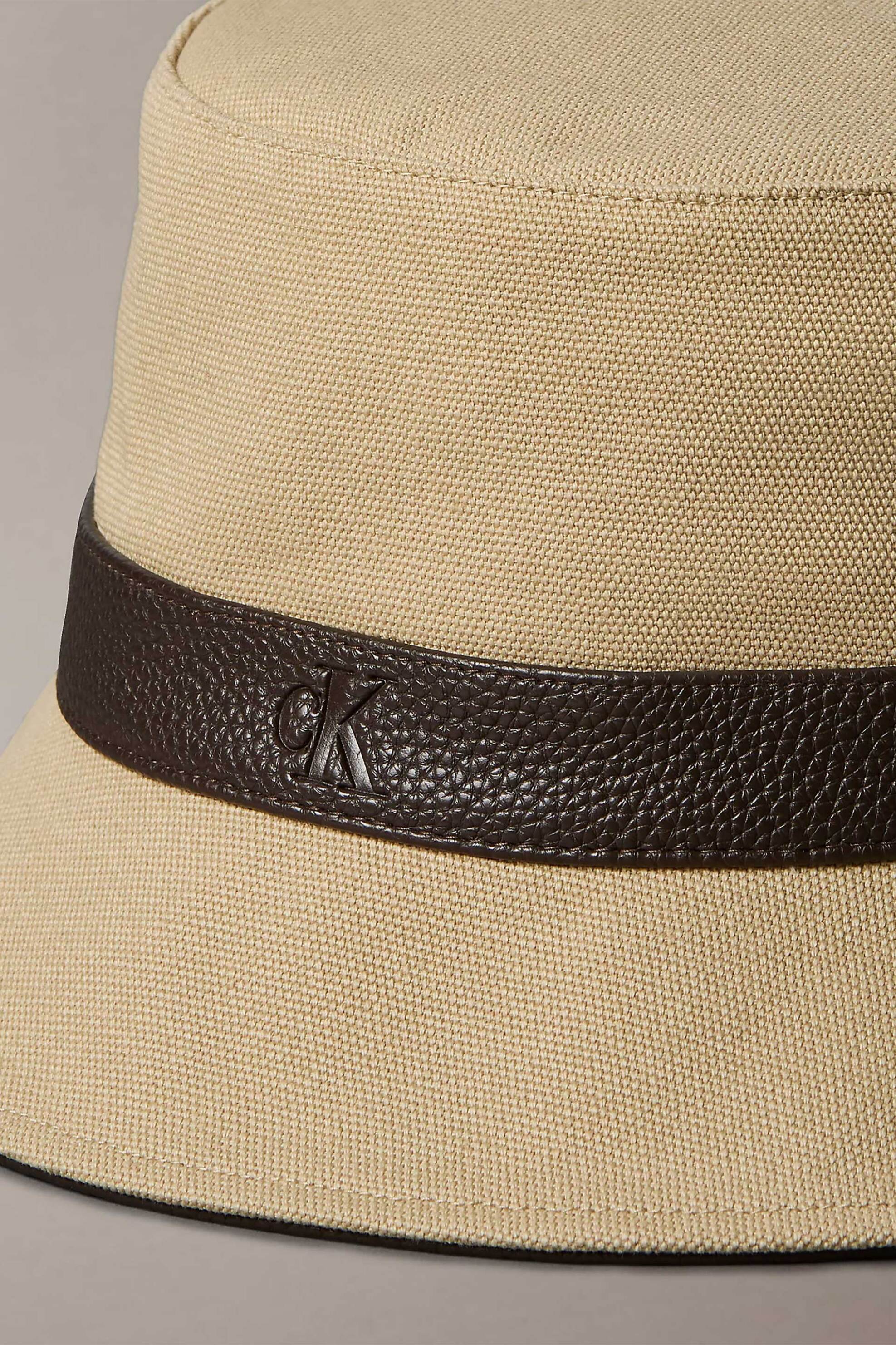 Calvin Klein Jeans Γυναικείο Καπέλο Bucket με Monogram - Lv04F5070G Μπεζ