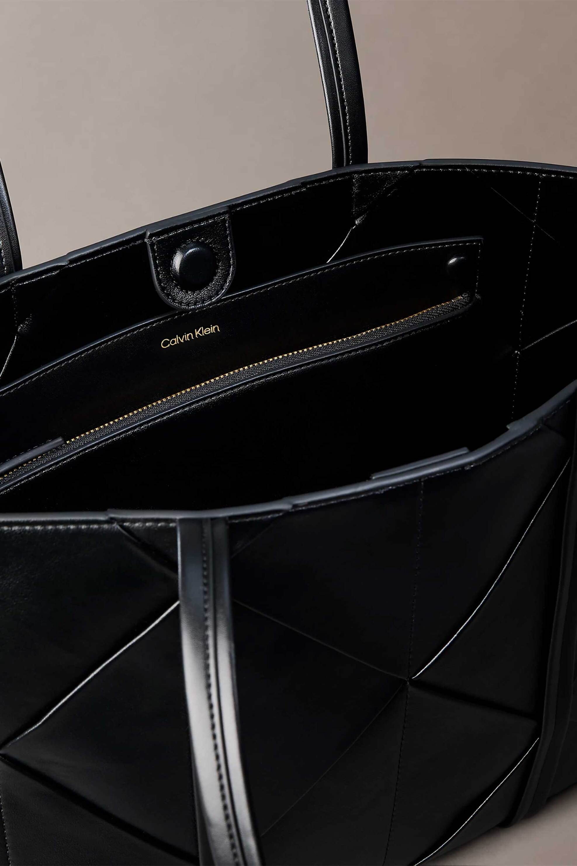 CALVIN KLEIN JEANS Calvin Klein Jeans γυναικεία τσάντα tote με λογότυπο και αποσπώμενη θήκη (M) - LV04F3548G Μαύρο - 3