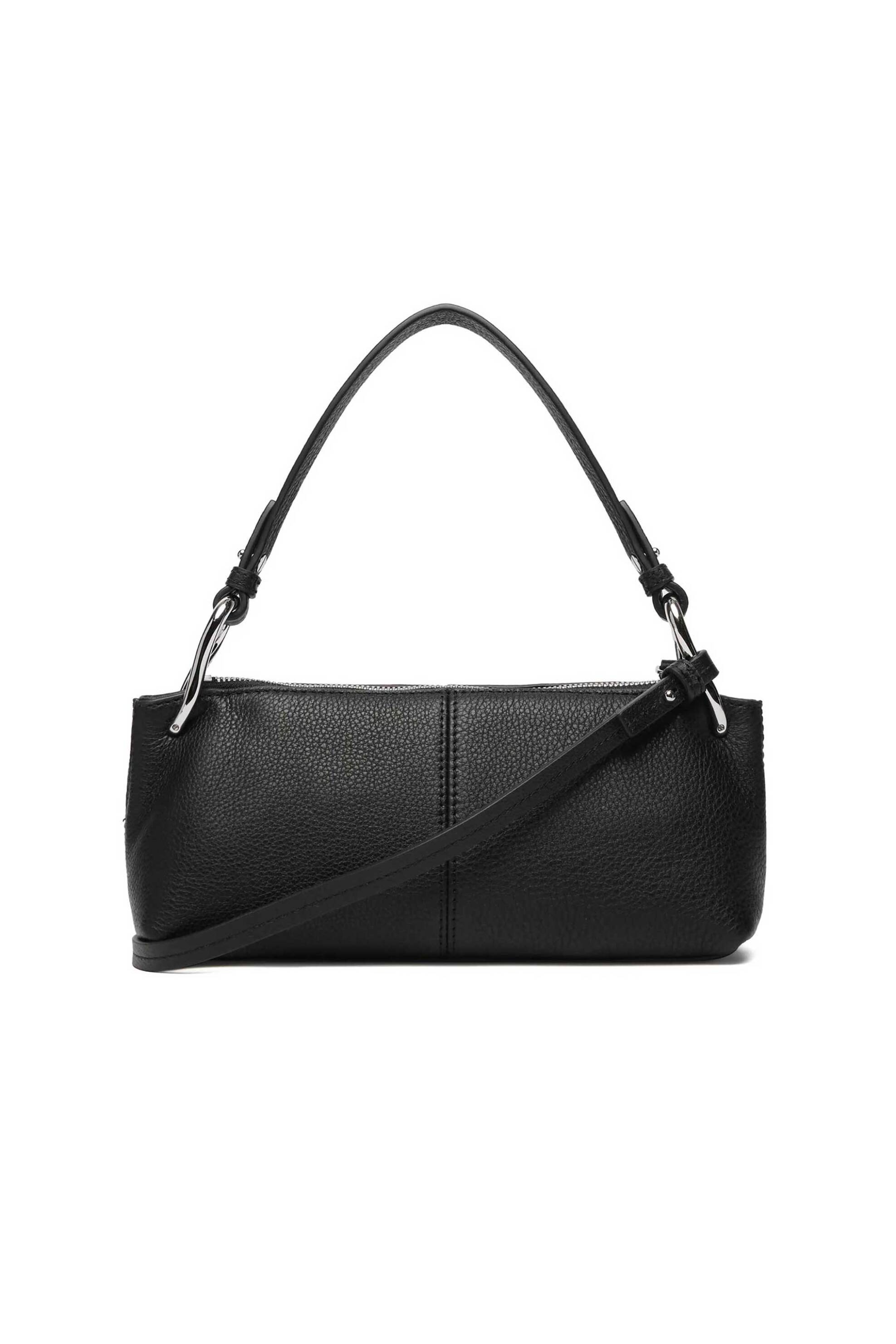 CALVIN KLEIN JEANS Calvin Klein Jeans γυναικεία δερμάτινη τσάντα ώμου/crossbody με λογότυπο - LV04F3659G Μαύρο - 2
