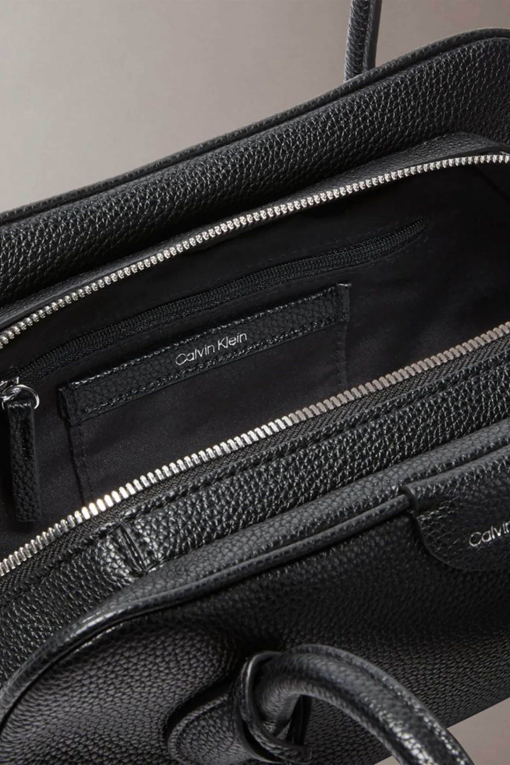 CALVIN KLEIN JEANS Calvin Klein Jeans γυναικεία τσάντα ώμου με λογότυπο και αποσπώμενη θήκη - LV04F3743G Μαύρο - 3