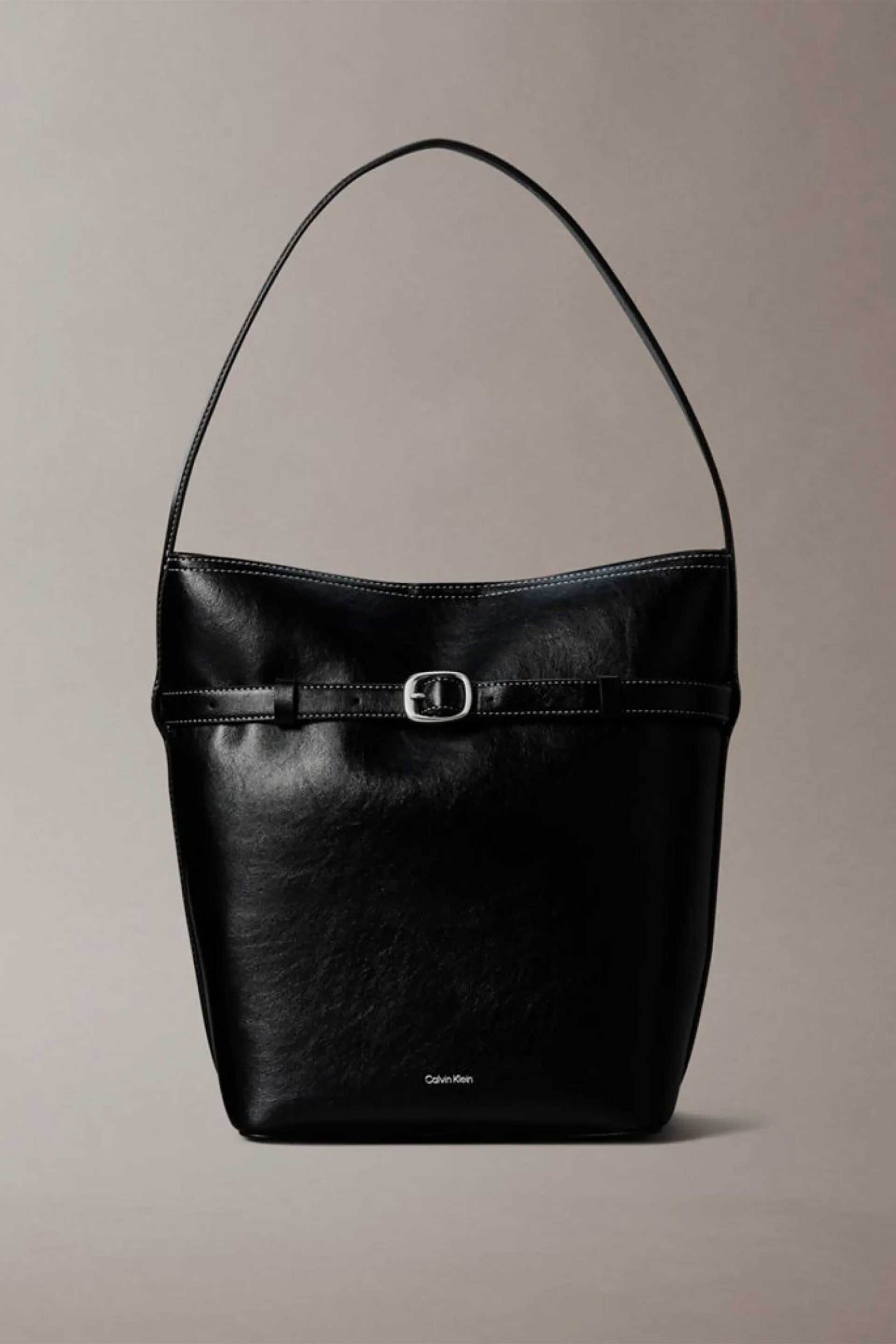 CALVIN KLEIN JEANS Calvin Klein Jeans γυναικεία τσάντα bucket με λογότυπο (M) - LV04F3551G Μαύρο