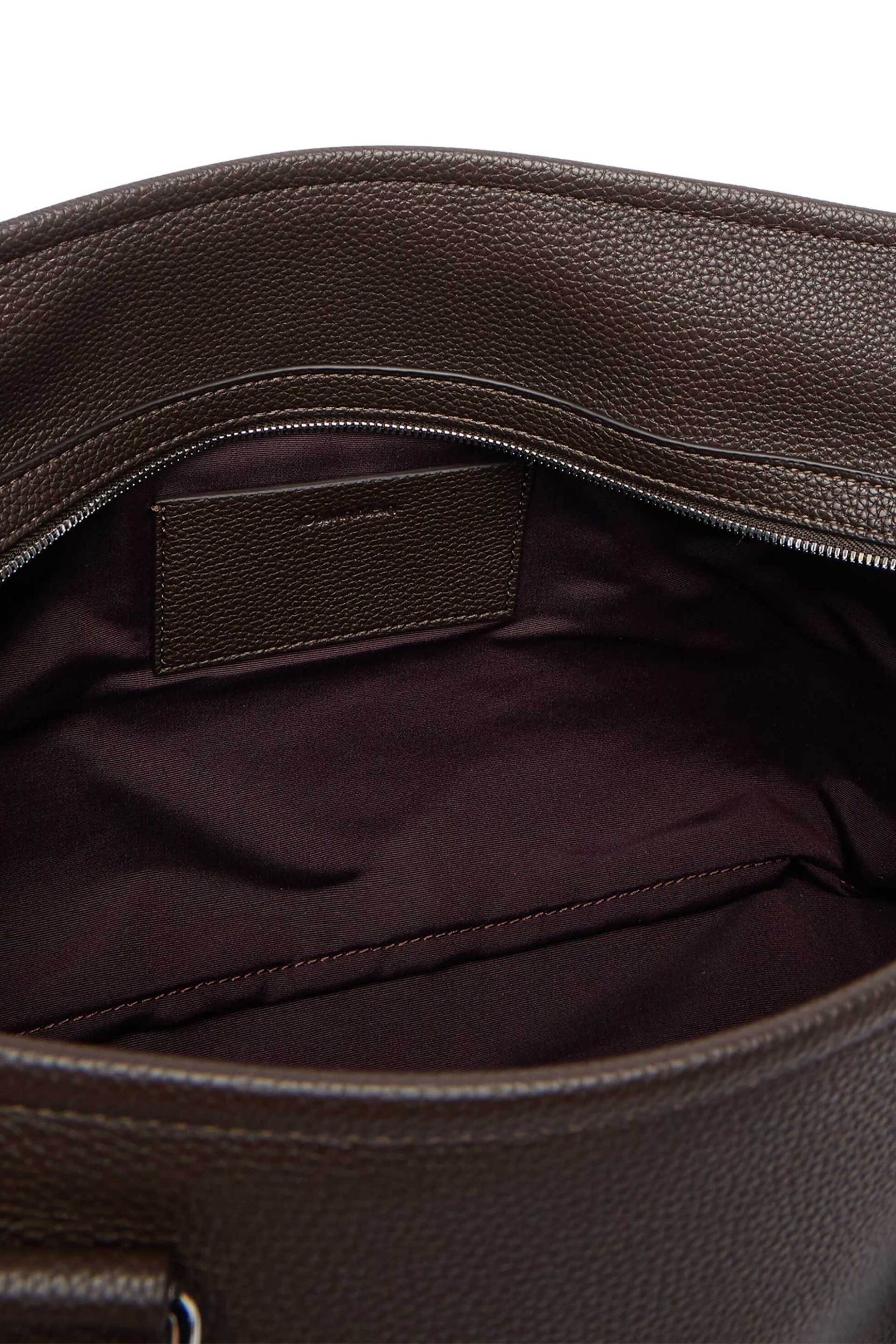 CALVIN KLEIN JEANS Calvin Klein Jeans γυναικεία τσάντα tote με λογότυπο - LV04F3644G Καφέ Σκούρο - 3