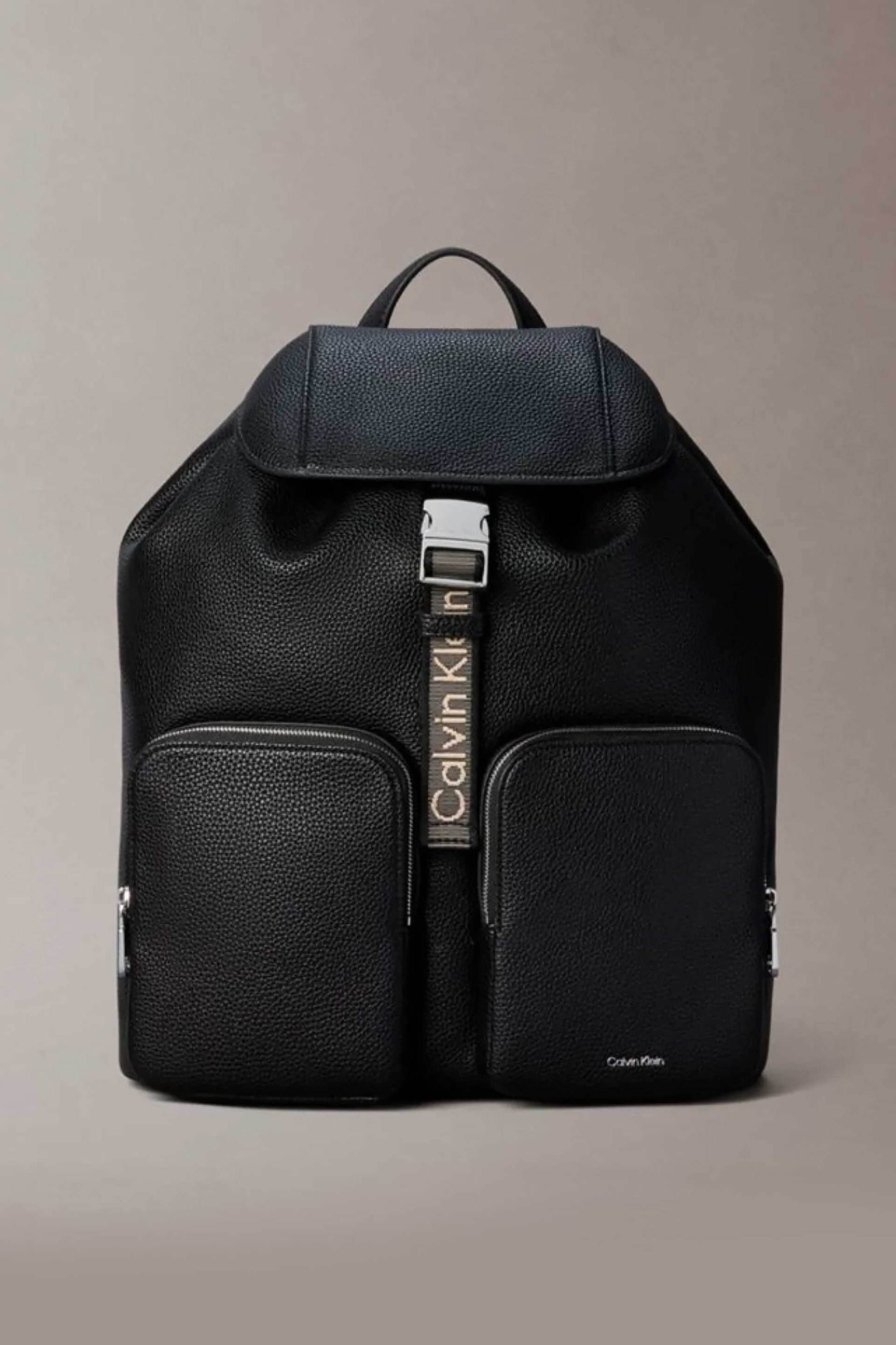 CALVIN KLEIN JEANS Calvin Klein Jeans γυναικείο backpack με λογότυπο - LV04F3645G Μαύρο