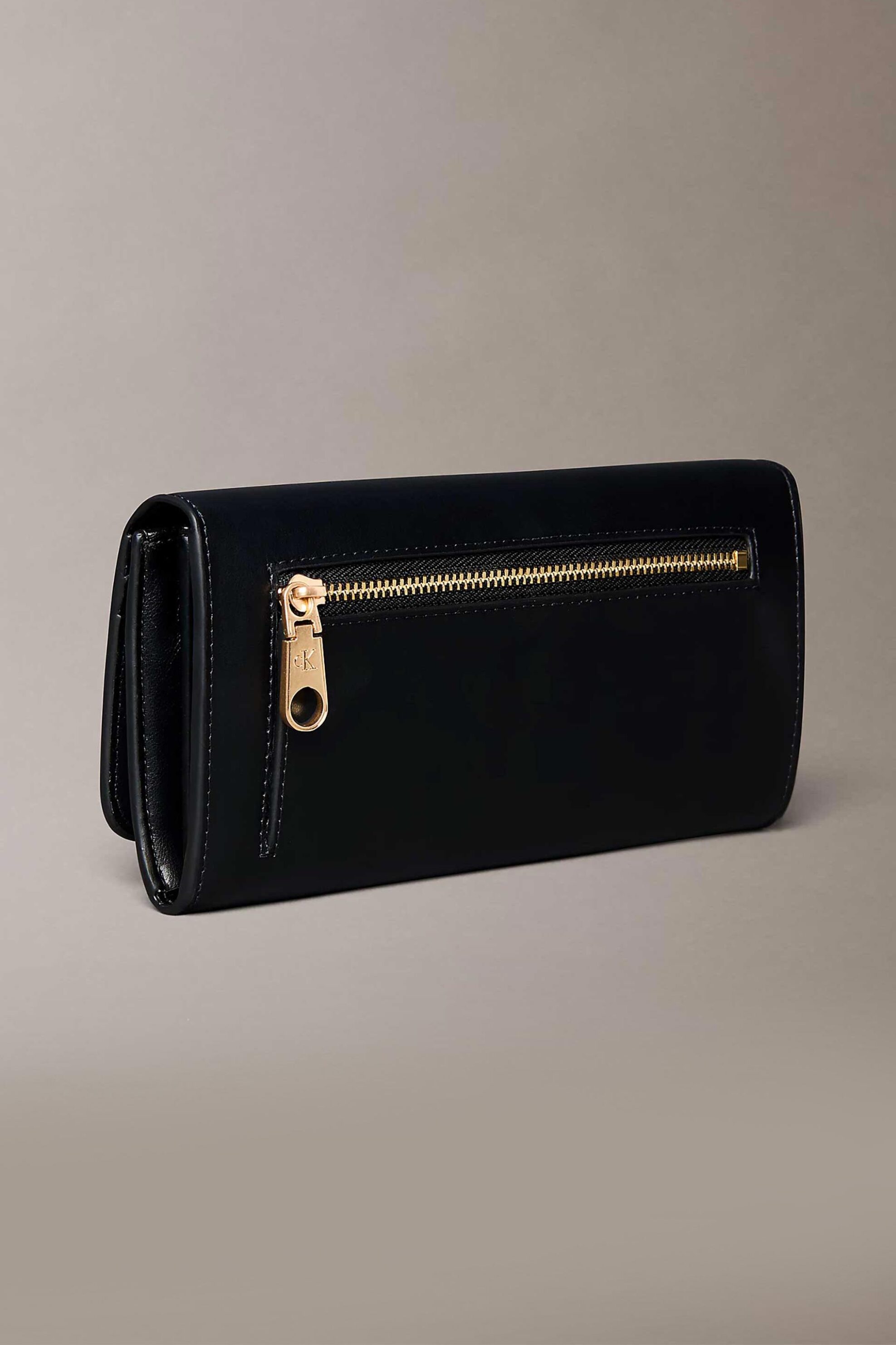 Calvin Klein Jeans γυναικείο δερμάτινο πορτοφόλι με monogram - LV04F1224G Μαύρο