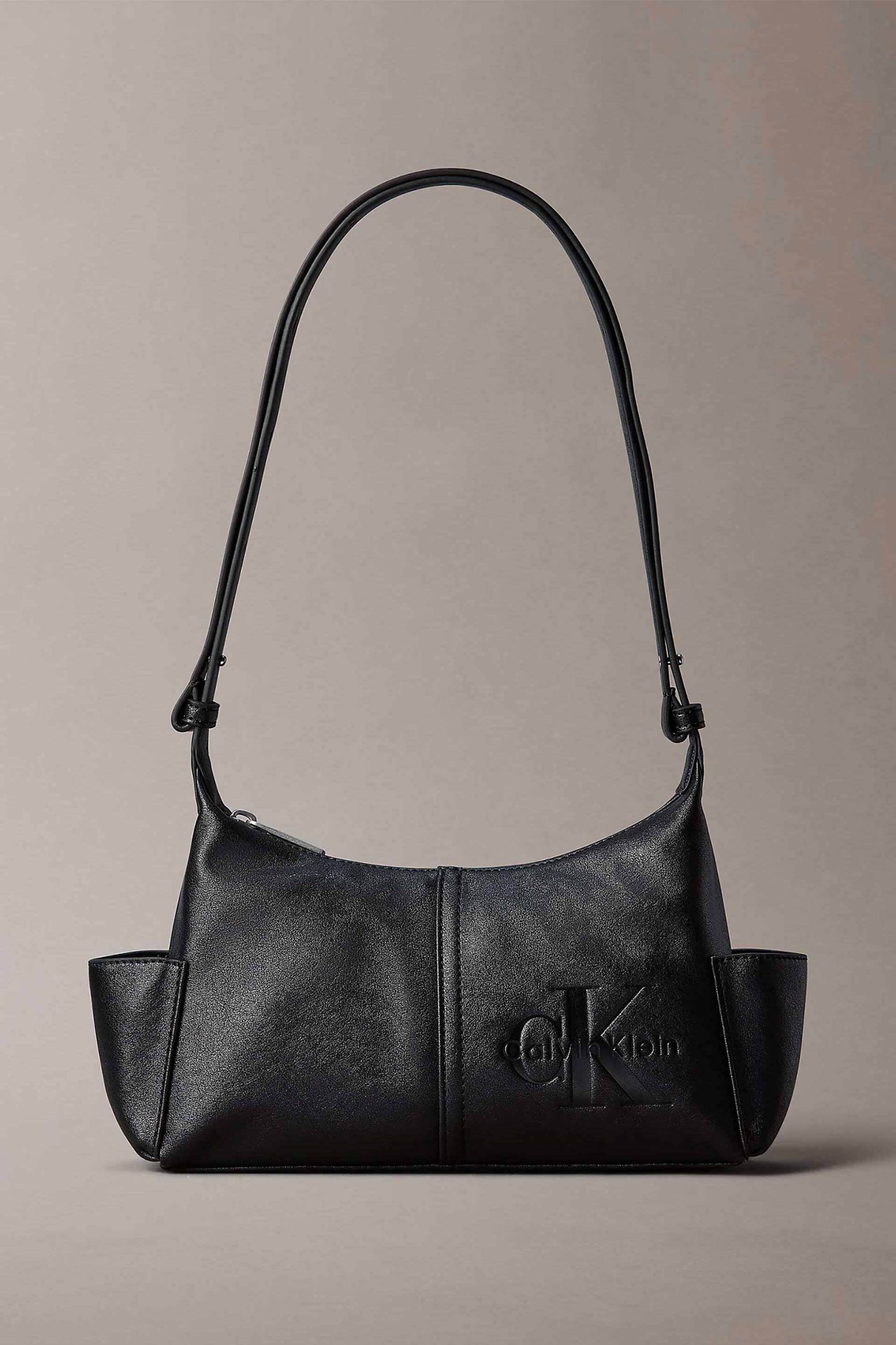 Calvin Klein Jeans γυναικεία τσάντα crossbody με monogram - LV04F3687G Μαύρο