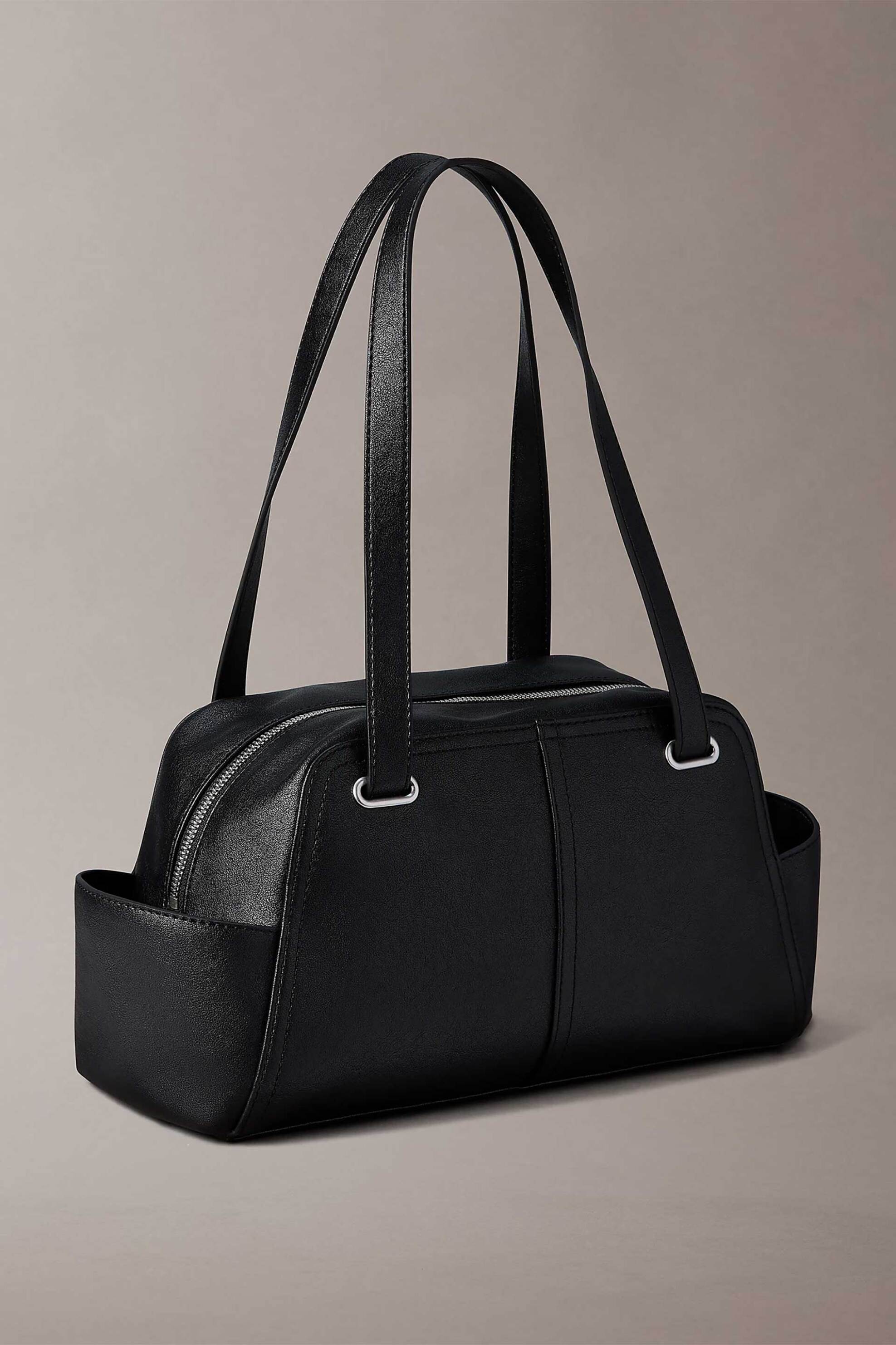 Calvin Klein Jeans γυναικεία τσάντα ώμου με monogram - LV04F3688G Μαύρο