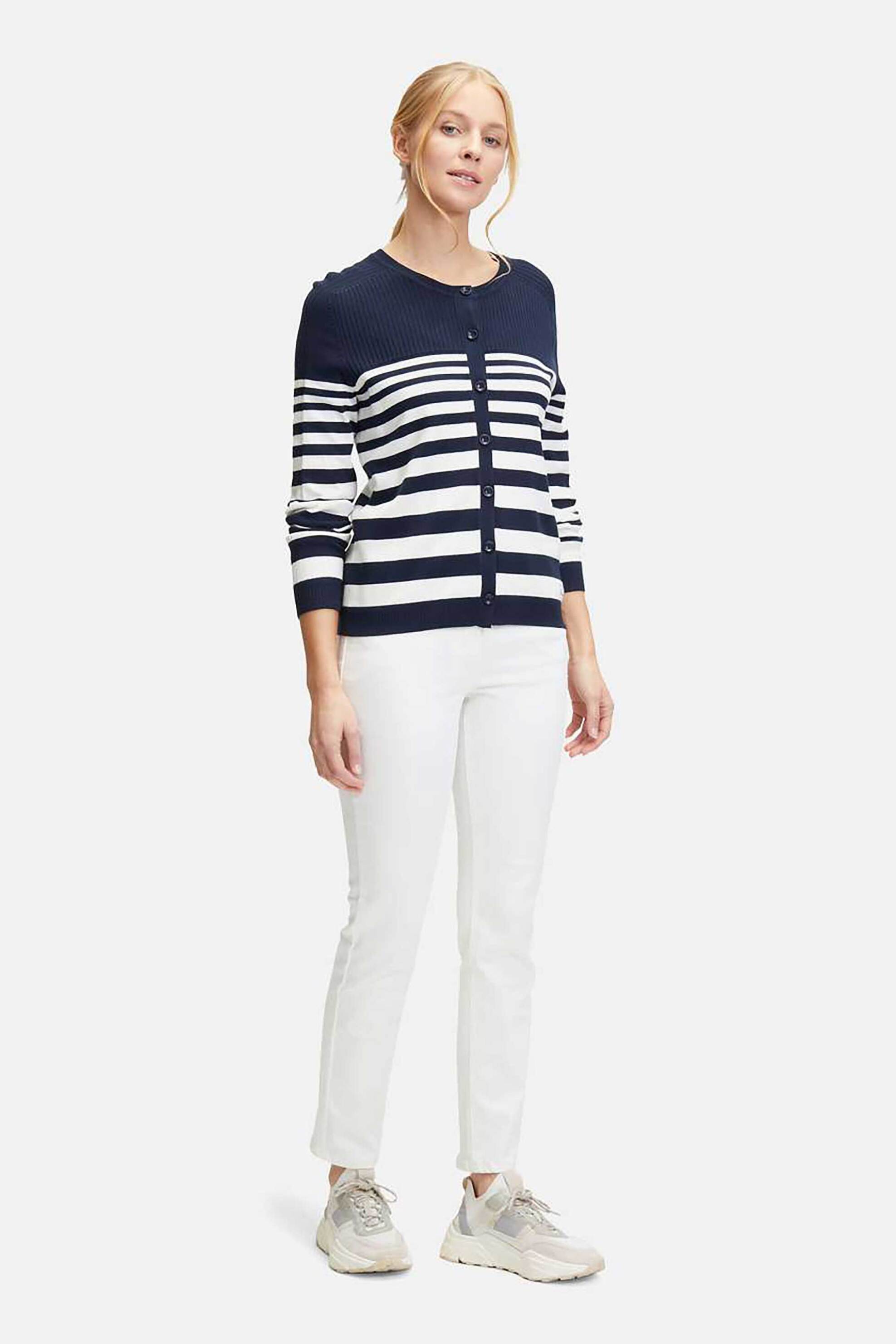 So Cosy γυναικεία ριγέ ζακέτα - 5083/8043 Μπλε Σκούρο φωτογραφία