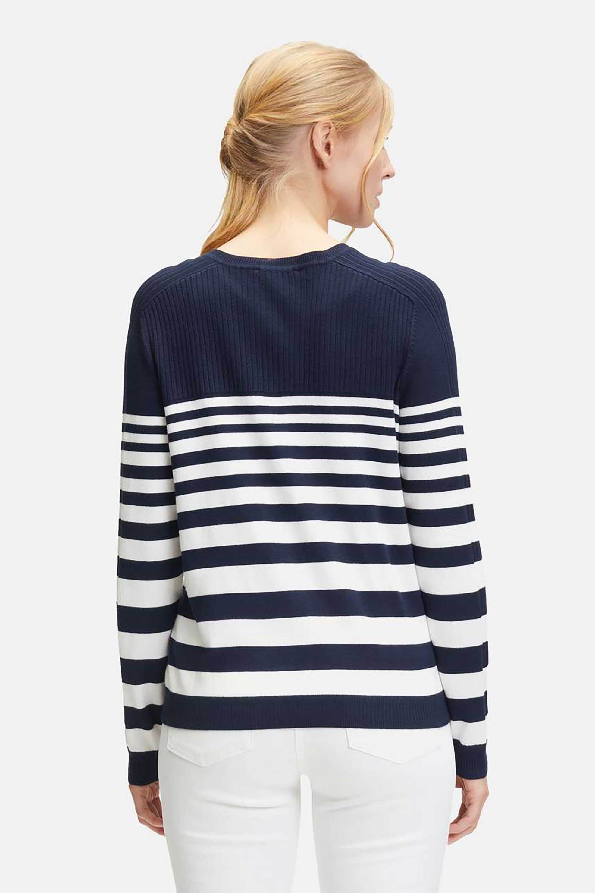 So Cosy γυναικεία ριγέ ζακέτα - 5083/8043 Μπλε Σκούρο φωτογραφία