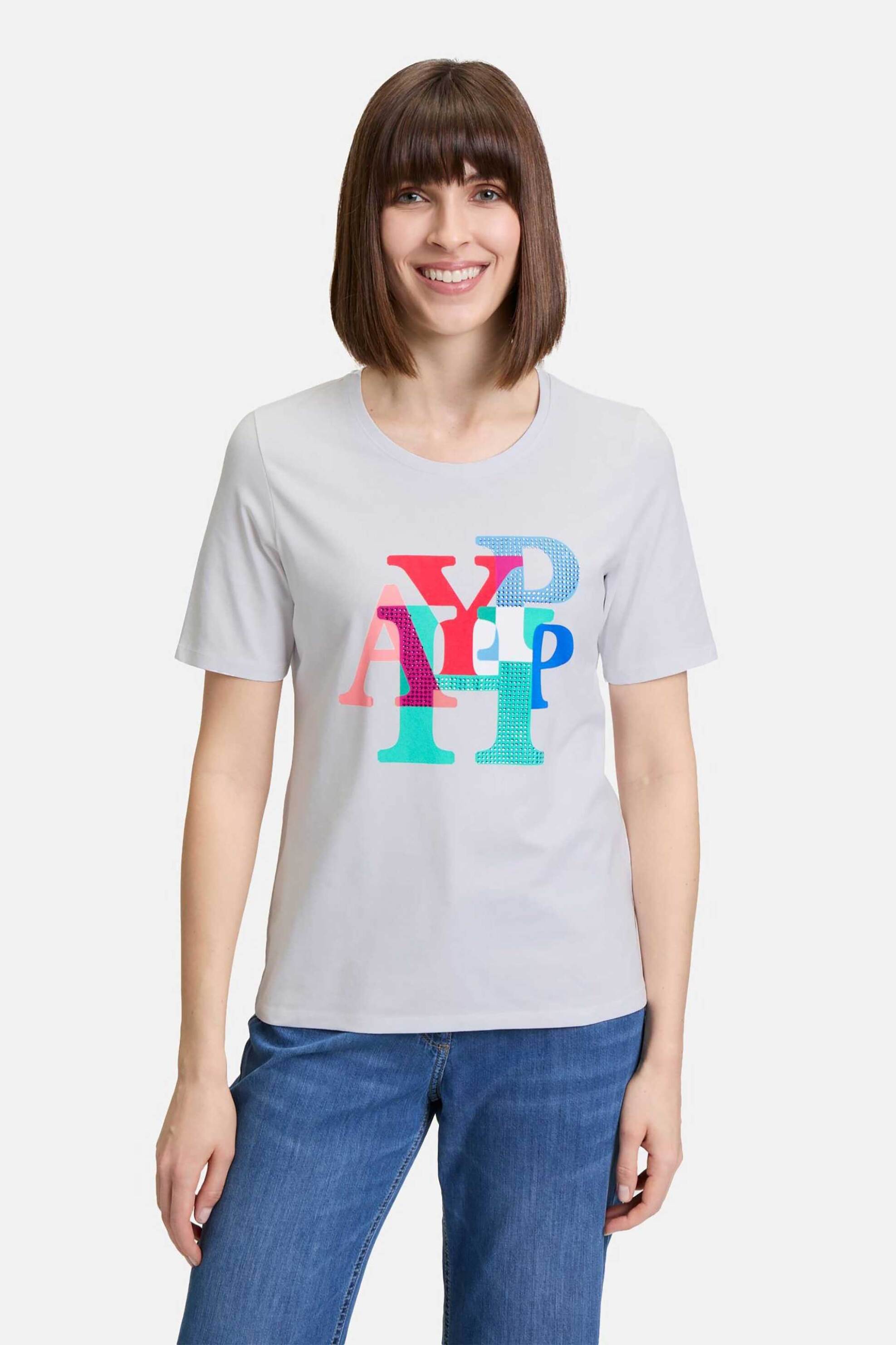 So Cosy γυναικείο T-shirt με letter print - 2269/8092 Λευκό φωτογραφία