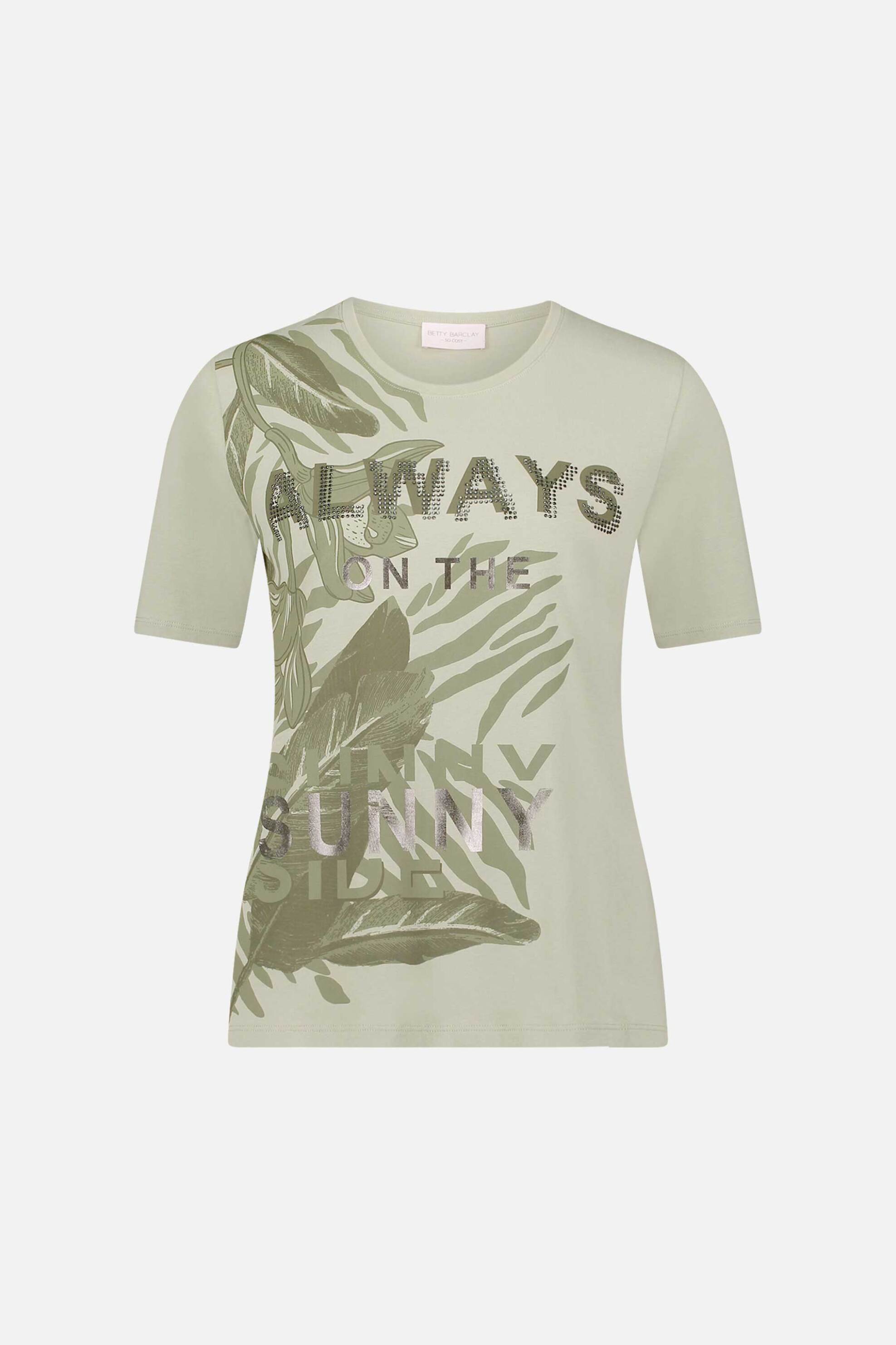 So Cosy γυναικείο T-shirt με all-over print - 2424/8081 Χακί φωτογραφία