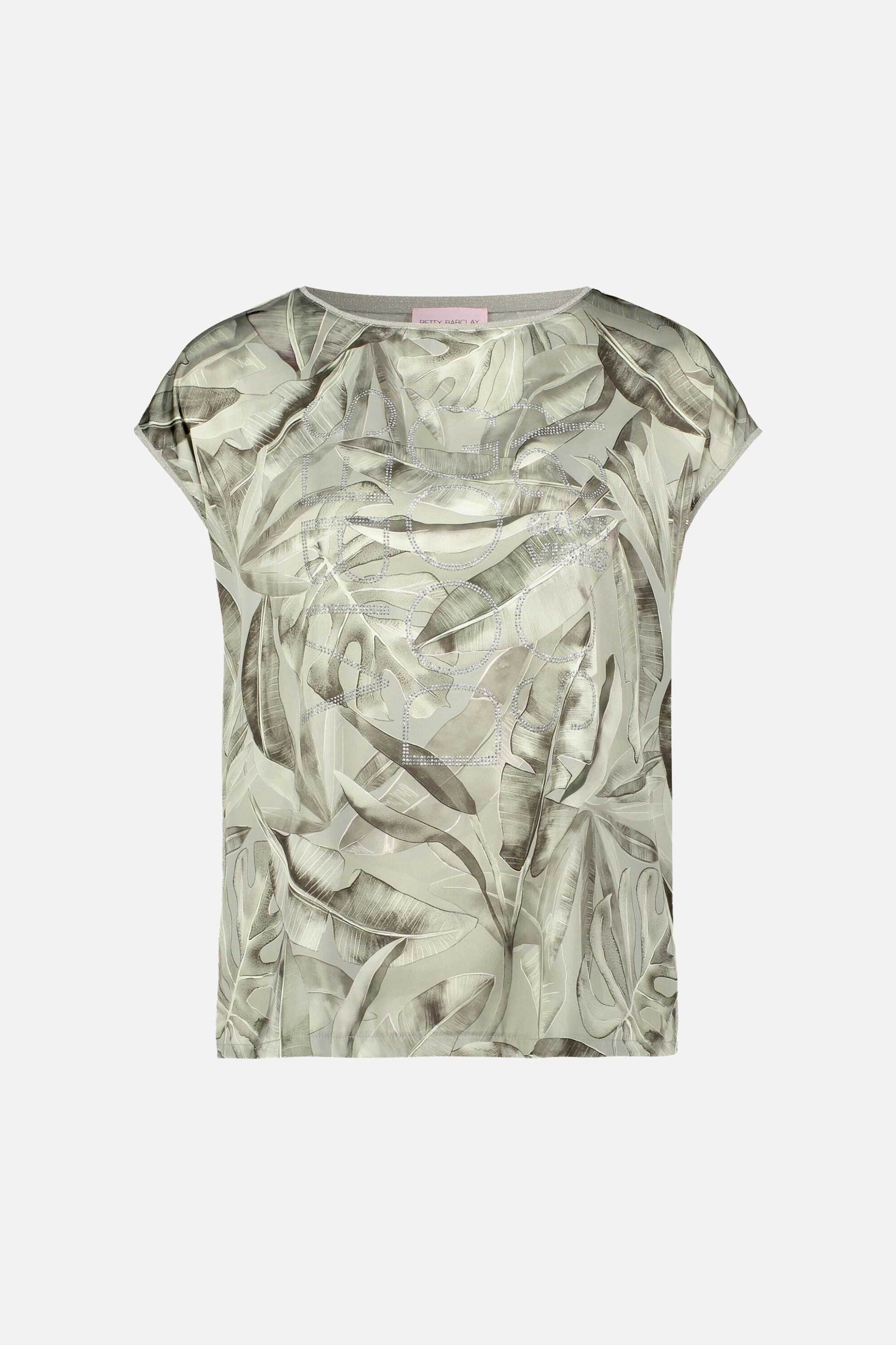 SO COSY So Cosy γυναικεία μπλούζα με floral print - 2428/8115 Χακί - 4