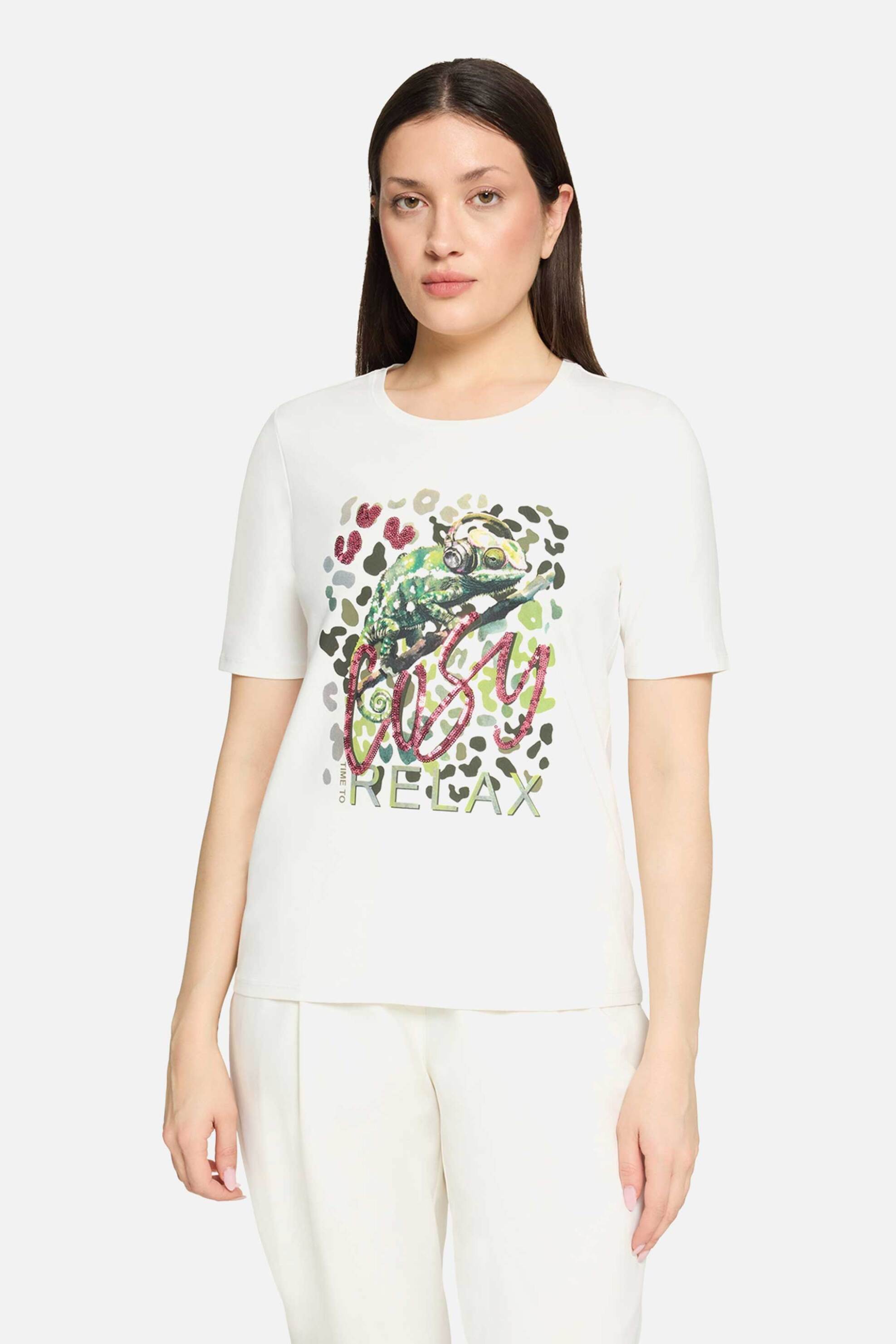 So Cosy γυναικείο T-shirt με print - 2429/8081 Λευκό - SO COSY - 