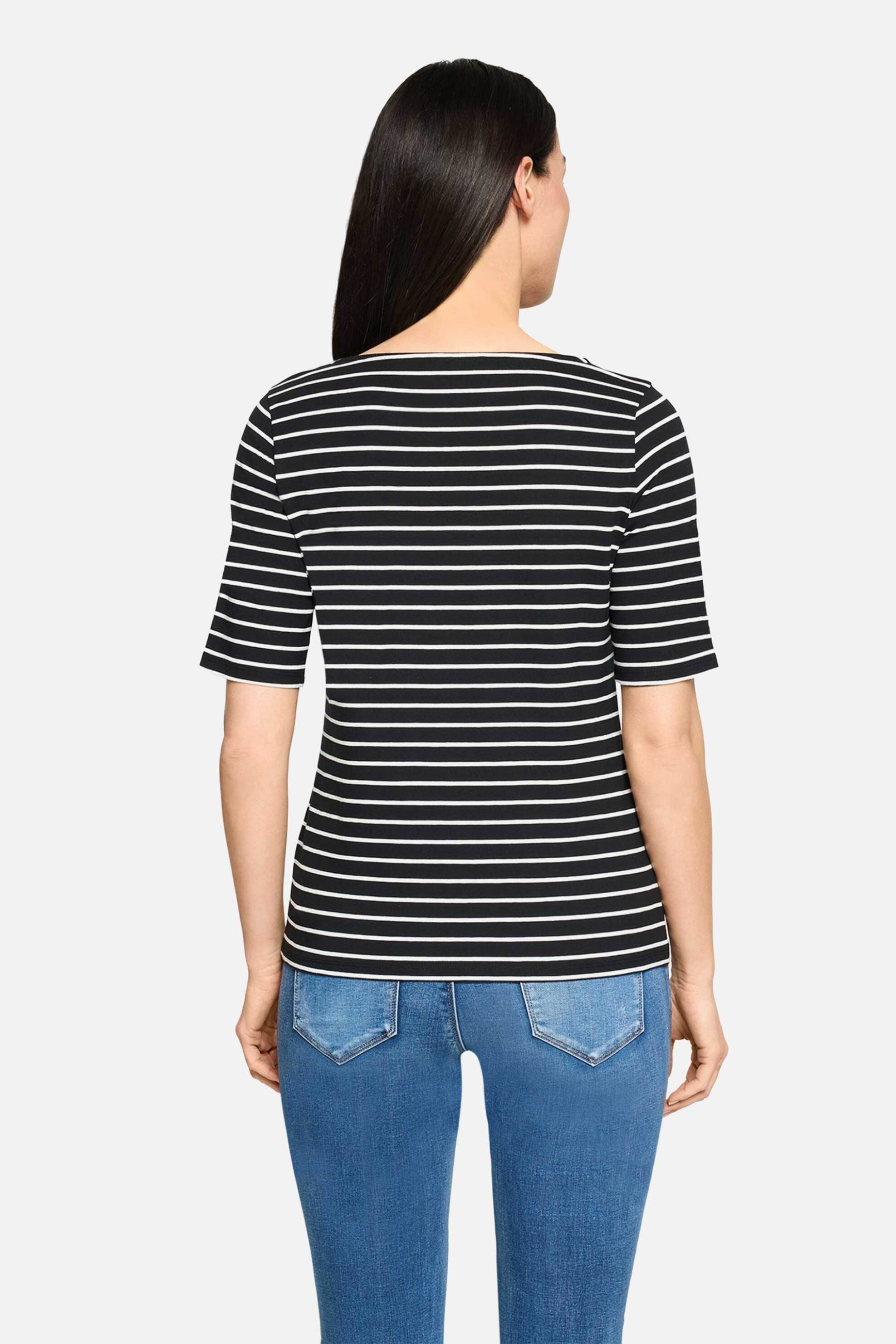 So Cosy γυναικεία μπλούζα με ριγέ print - 2451/8037 Ασπρόμαυρο φωτογραφία