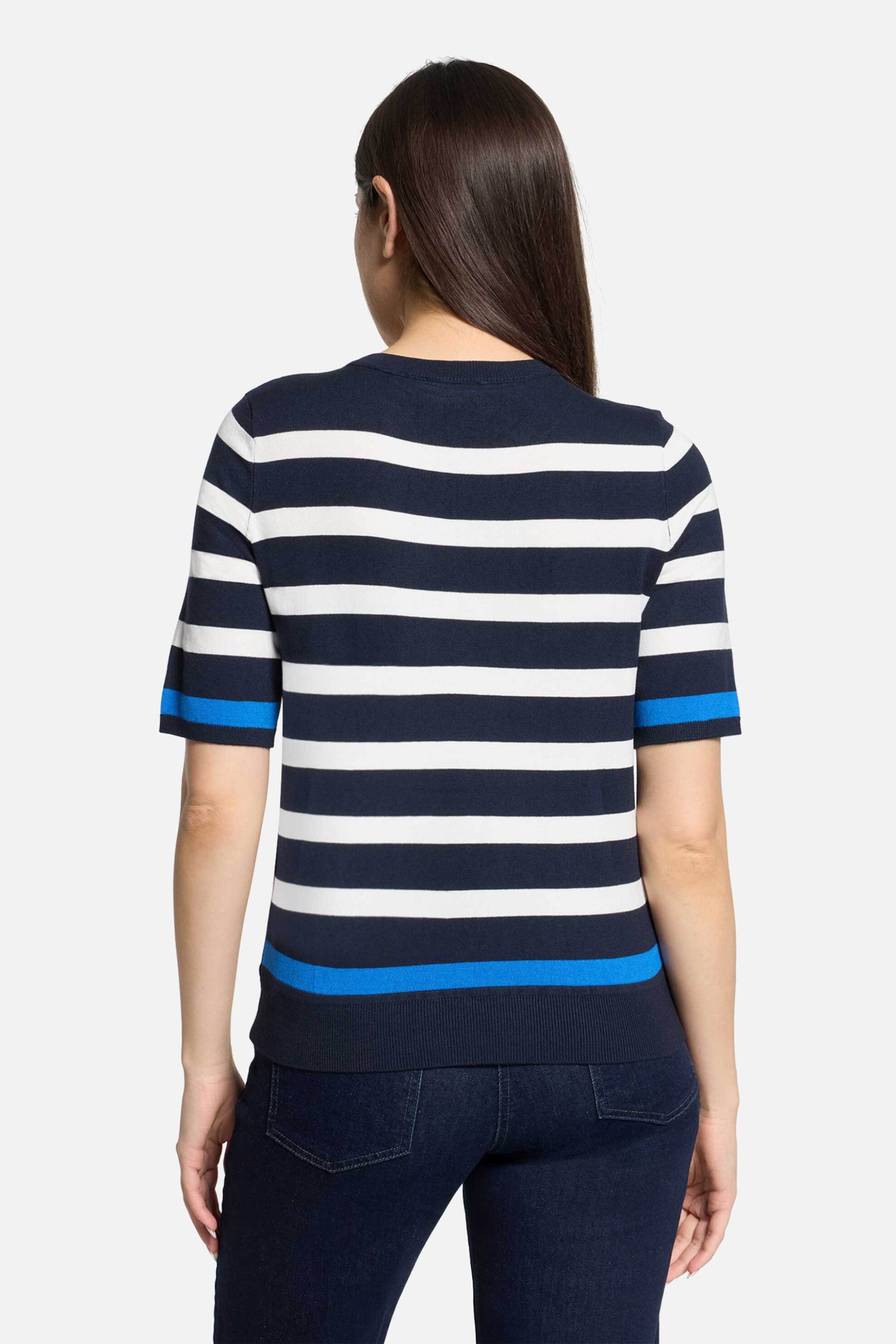 So Cosy γυναικεία μπλούζα με animal και ριγέ print - 5265/8221 Μπλε Σκούρο φωτογραφία
