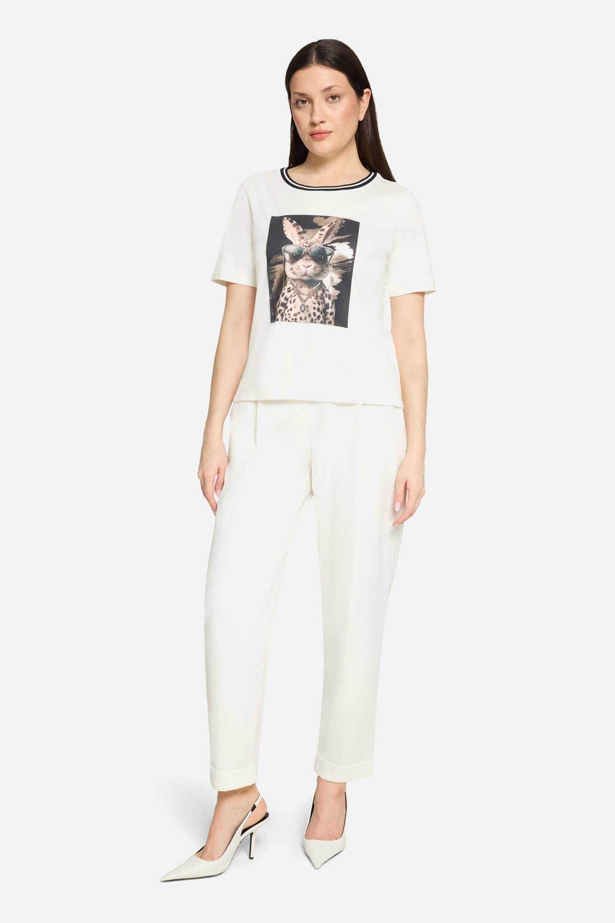 So Cosy γυναικείο T-shirt με print - 2436/8090 Εκρού φωτογραφία