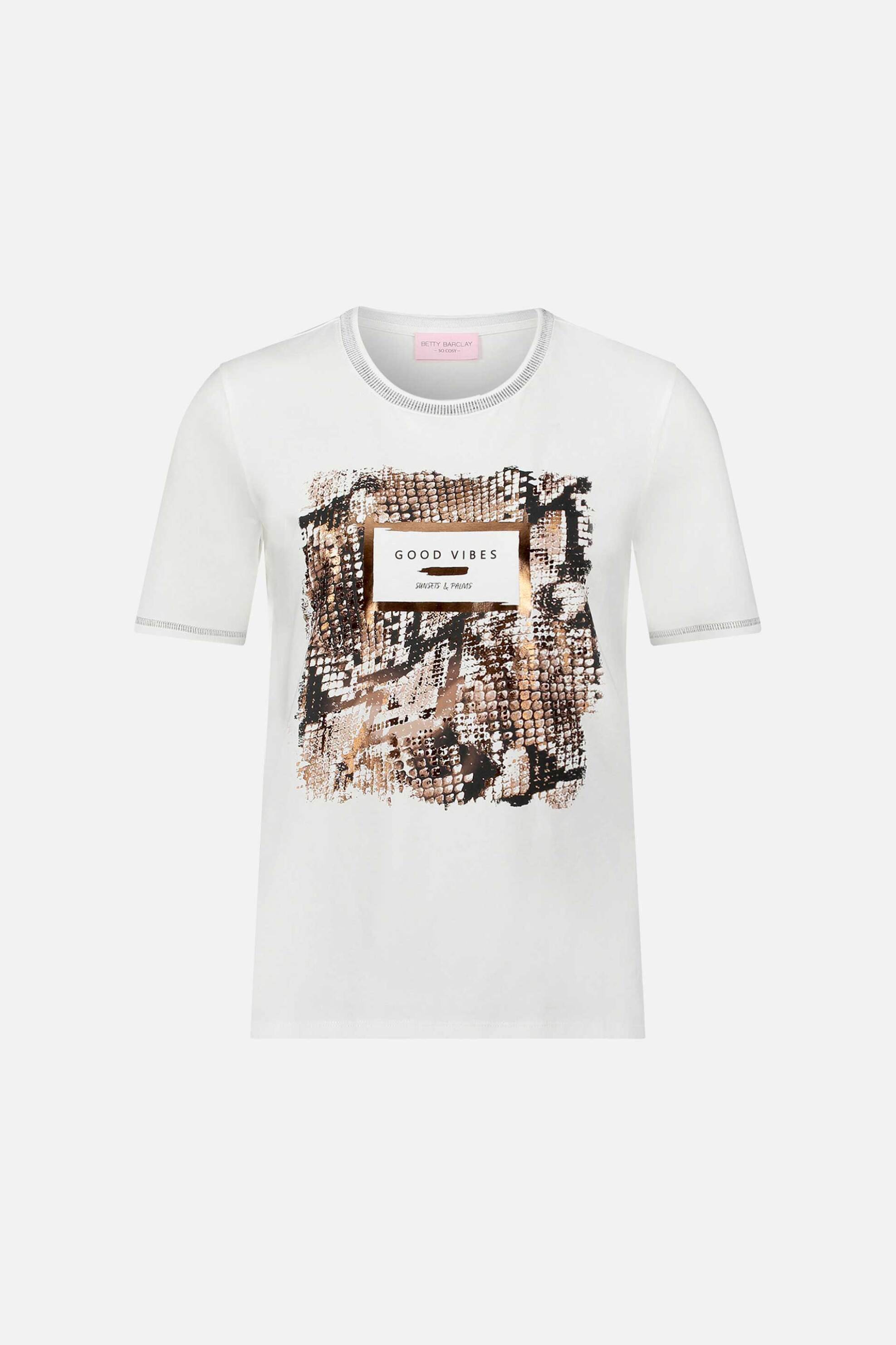 So Cosy γυναικείο T-shirt με print - 2438/8081 Εκρού φωτογραφία