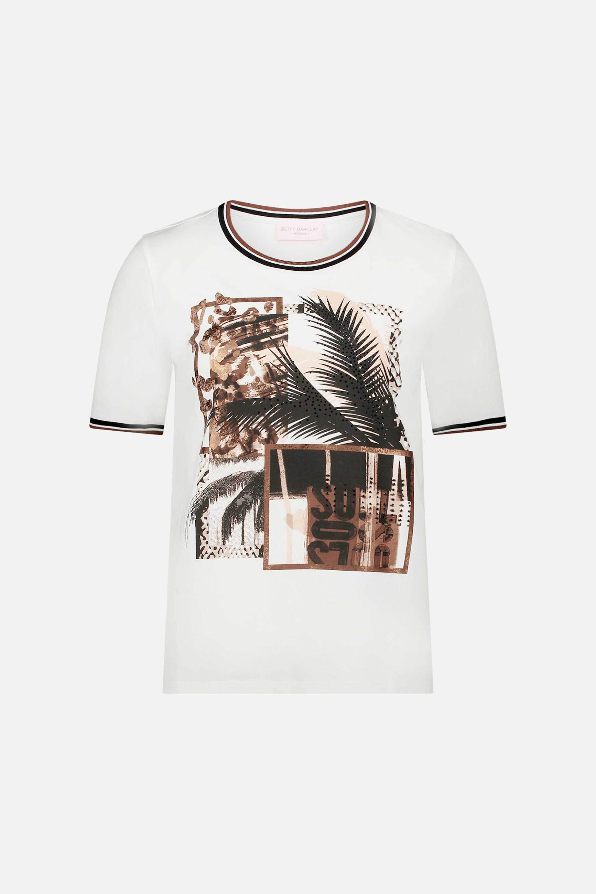 So Cosy γυναικεία μπλούζα με tropical print - 2443/8081 Εκρού φωτογραφία