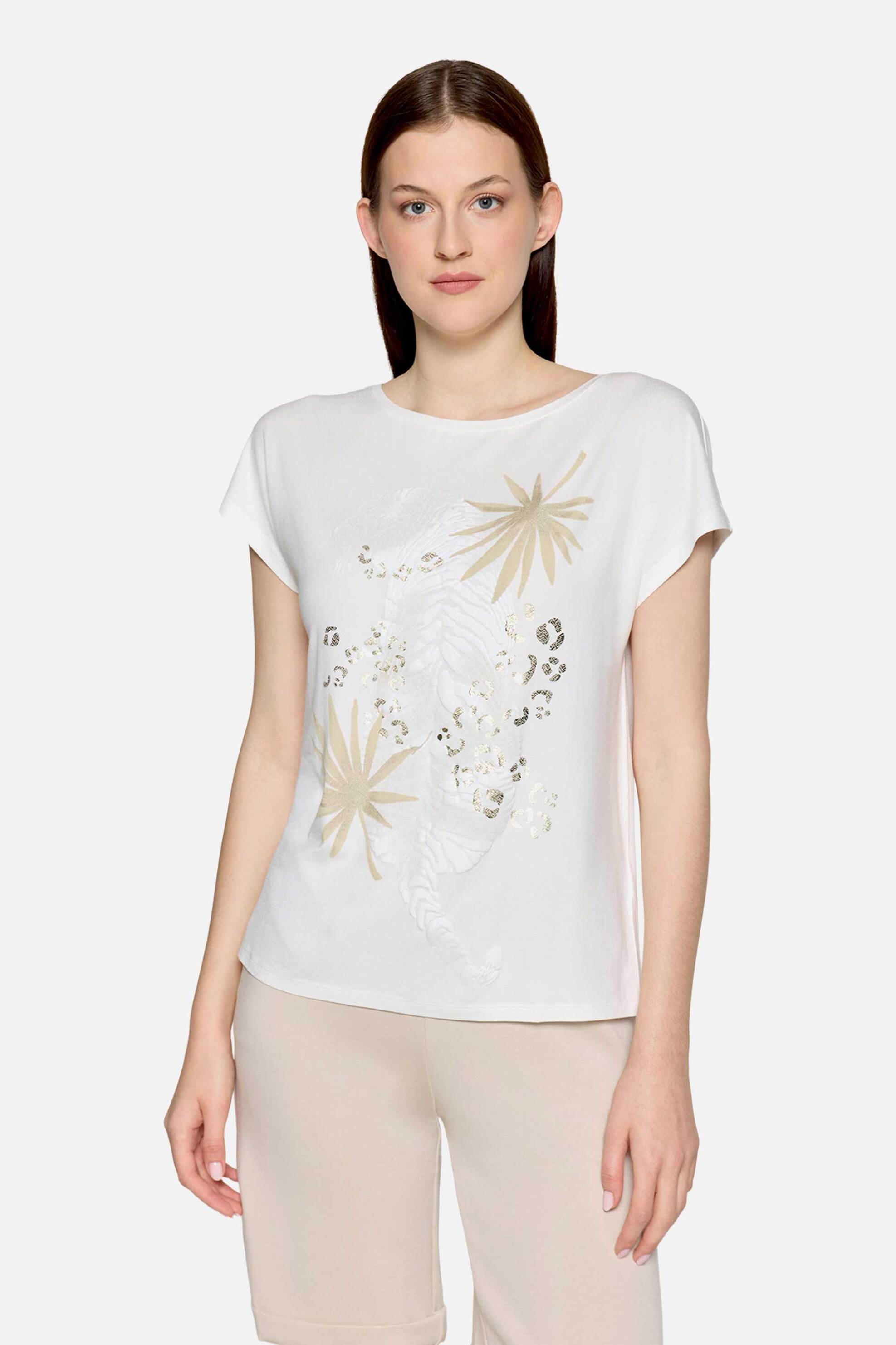 So Cosy γυναικεία μπλούζα με print - 2464/8003 Λευκό - SO COSY - 