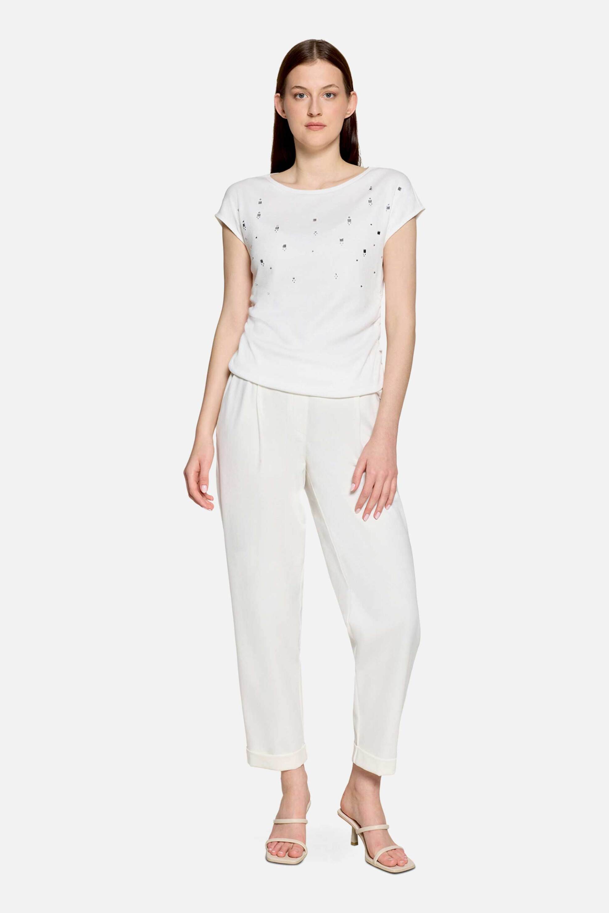 SO COSY So Cosy γυναικεία μπλούζα με στρας - 2468/8139 Λευκό - 2