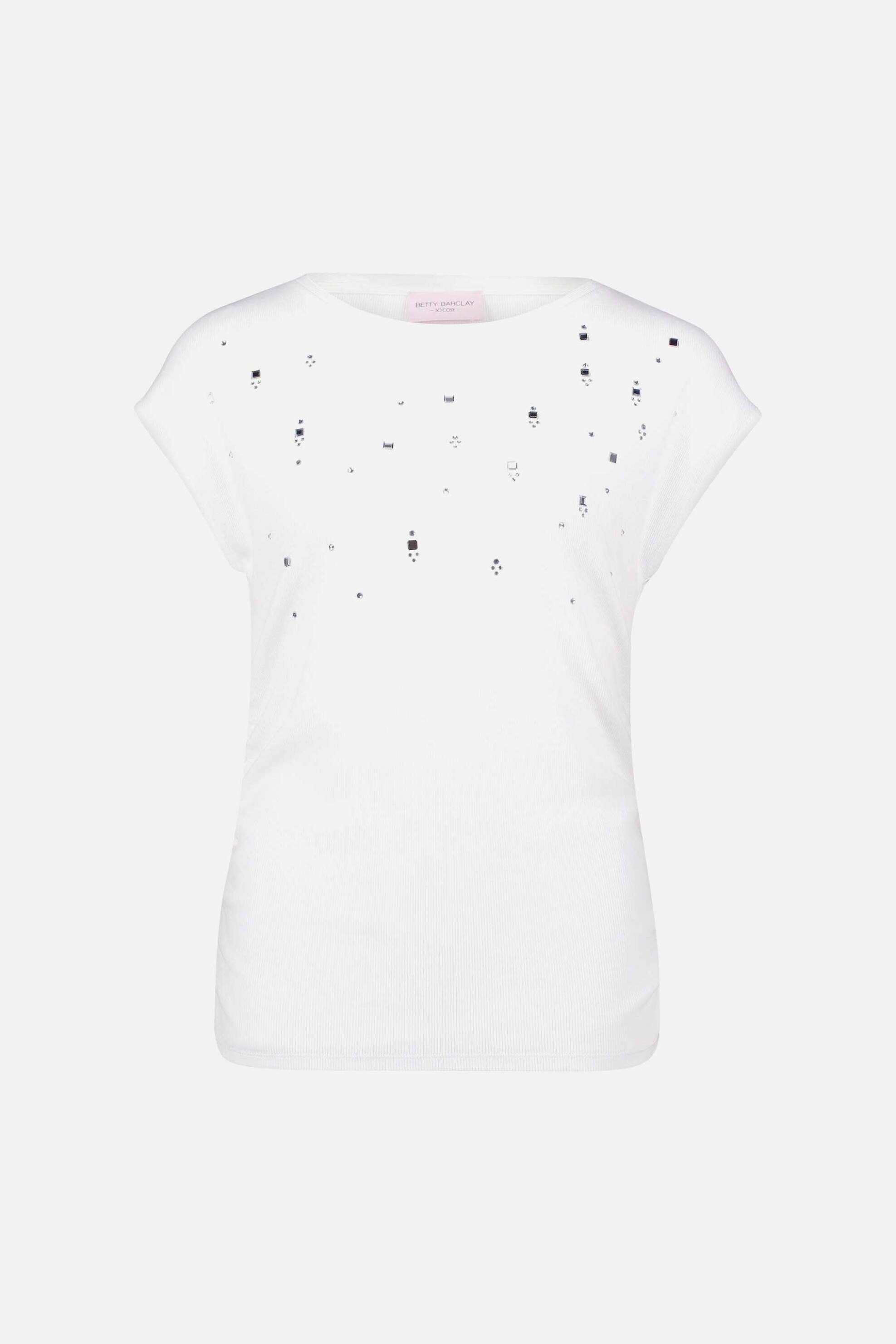 SO COSY So Cosy γυναικεία μπλούζα με στρας - 2468/8139 Λευκό - 4