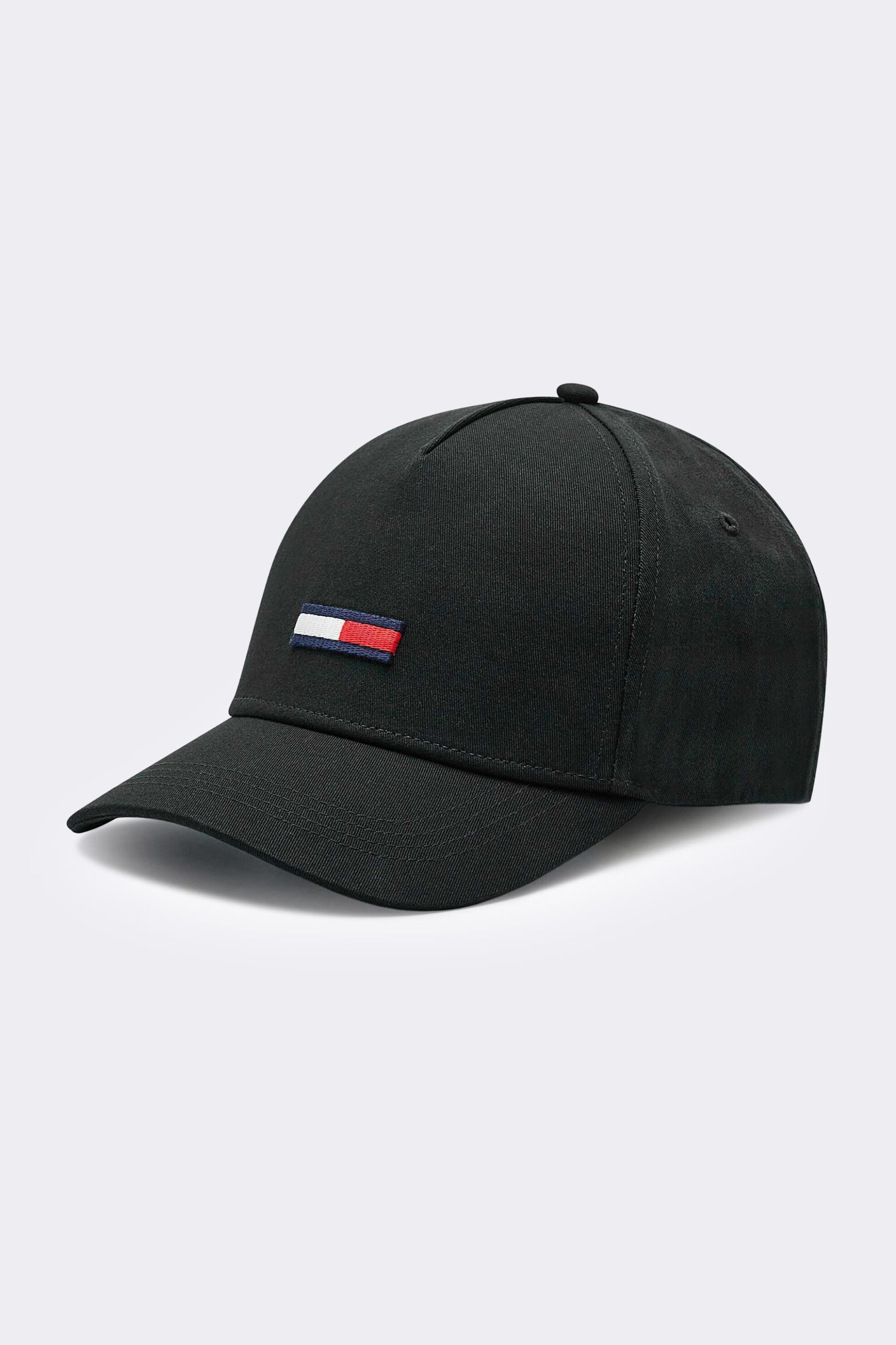 Ανδρική Μόδα > Ανδρικά Αξεσουάρ > Ανδρικά Καπέλα & Σκούφοι Tommy Jeans ανδρικό καπέλο μονόχρωμο με κεντημένο logo μπροστά - AU0AU00843 Μαύρο