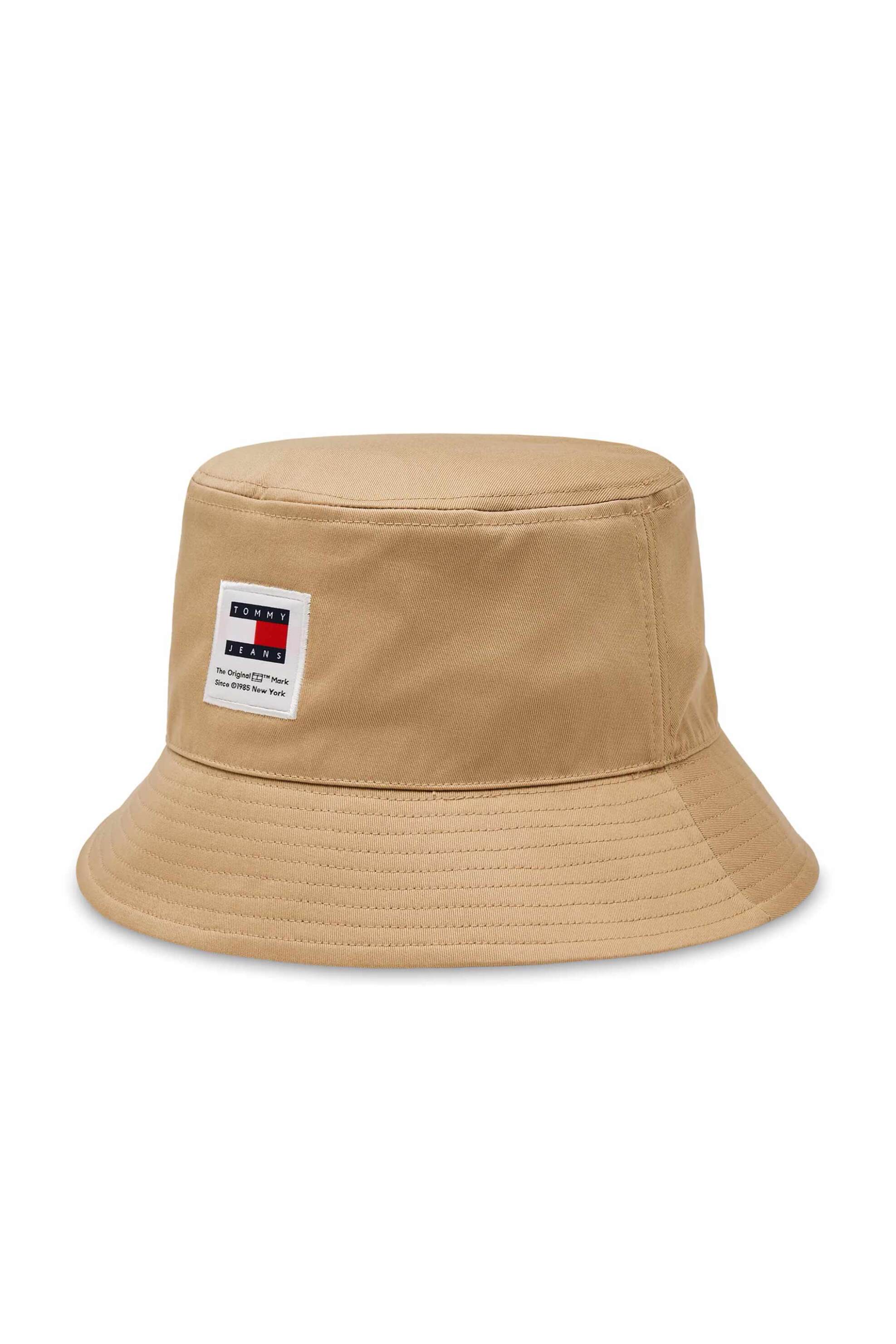 Ανδρική Μόδα > Ανδρικά Αξεσουάρ > Ανδρικά Καπέλα & Σκούφοι Tommy Jeans ανδρικό bucket καπέλο με λογότυπο - AM0AM12018 Μπεζ