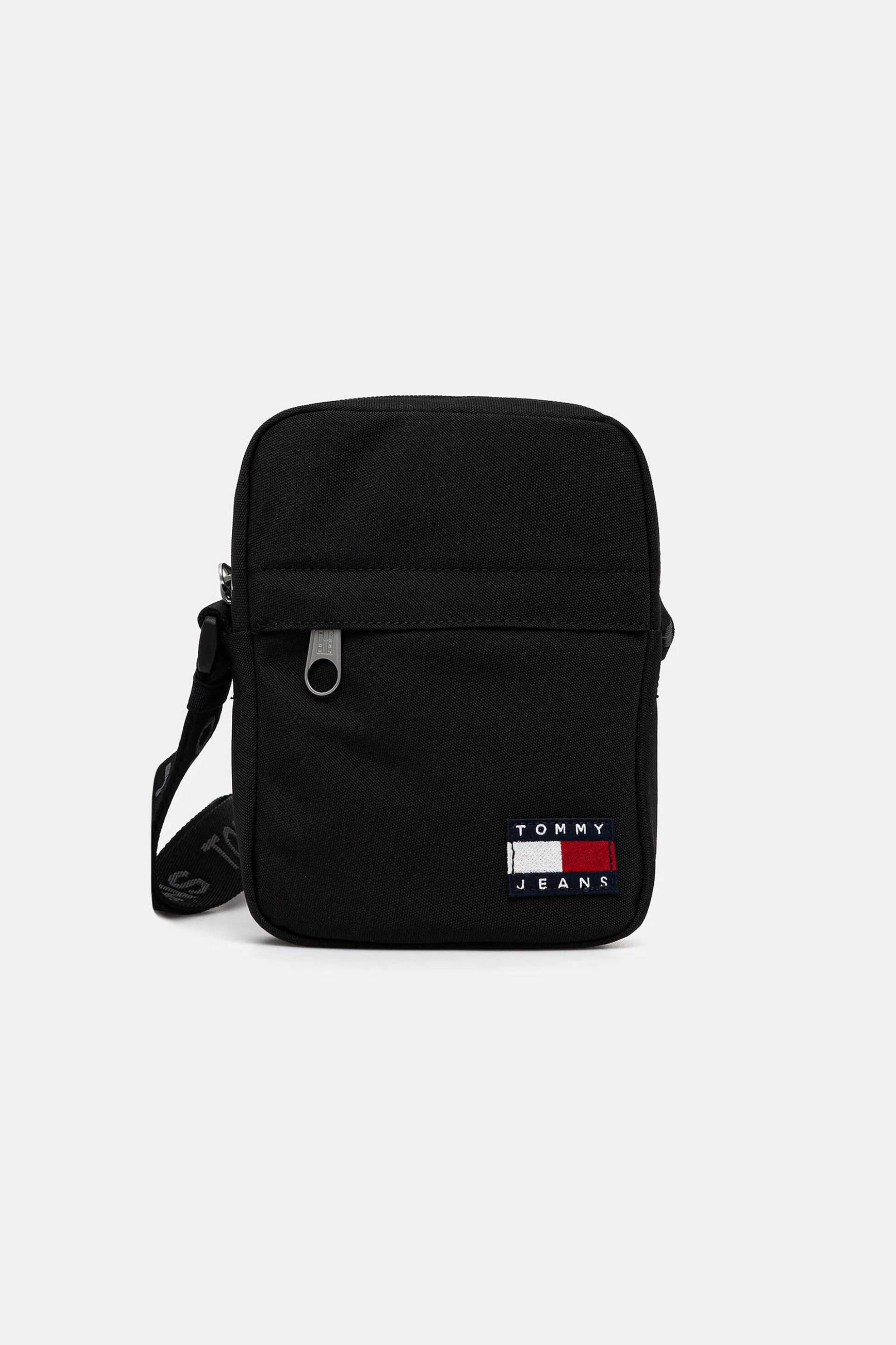 Tommy Jeans ανδρικό τσαντάκι crossbody με λογότυπο - AM0AM13710 Μαύρο