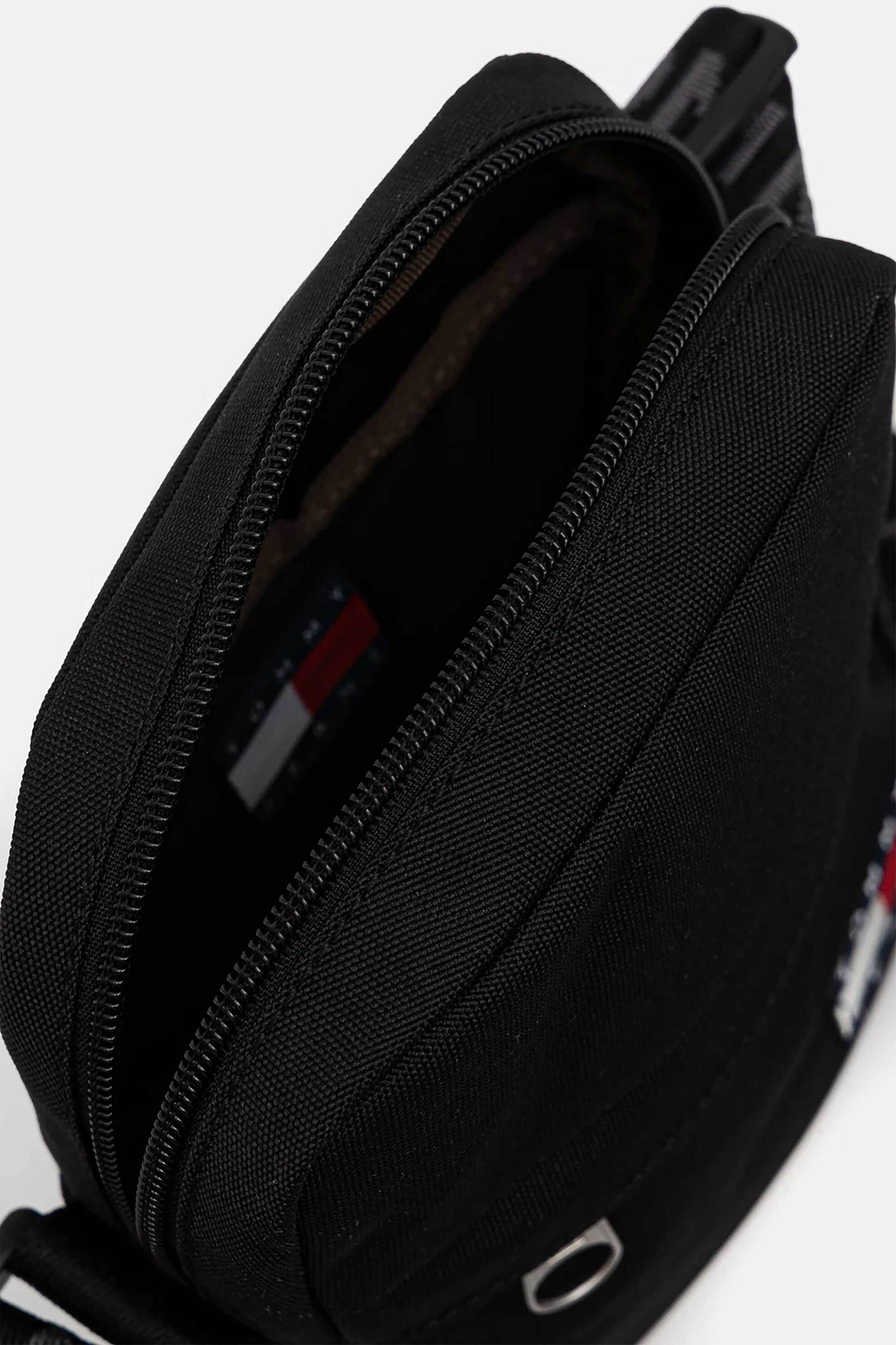 Tommy Jeans Ανδρικό Τσαντάκι Crossbody με Λογότυπο - Am0Am13710 Μαύρο