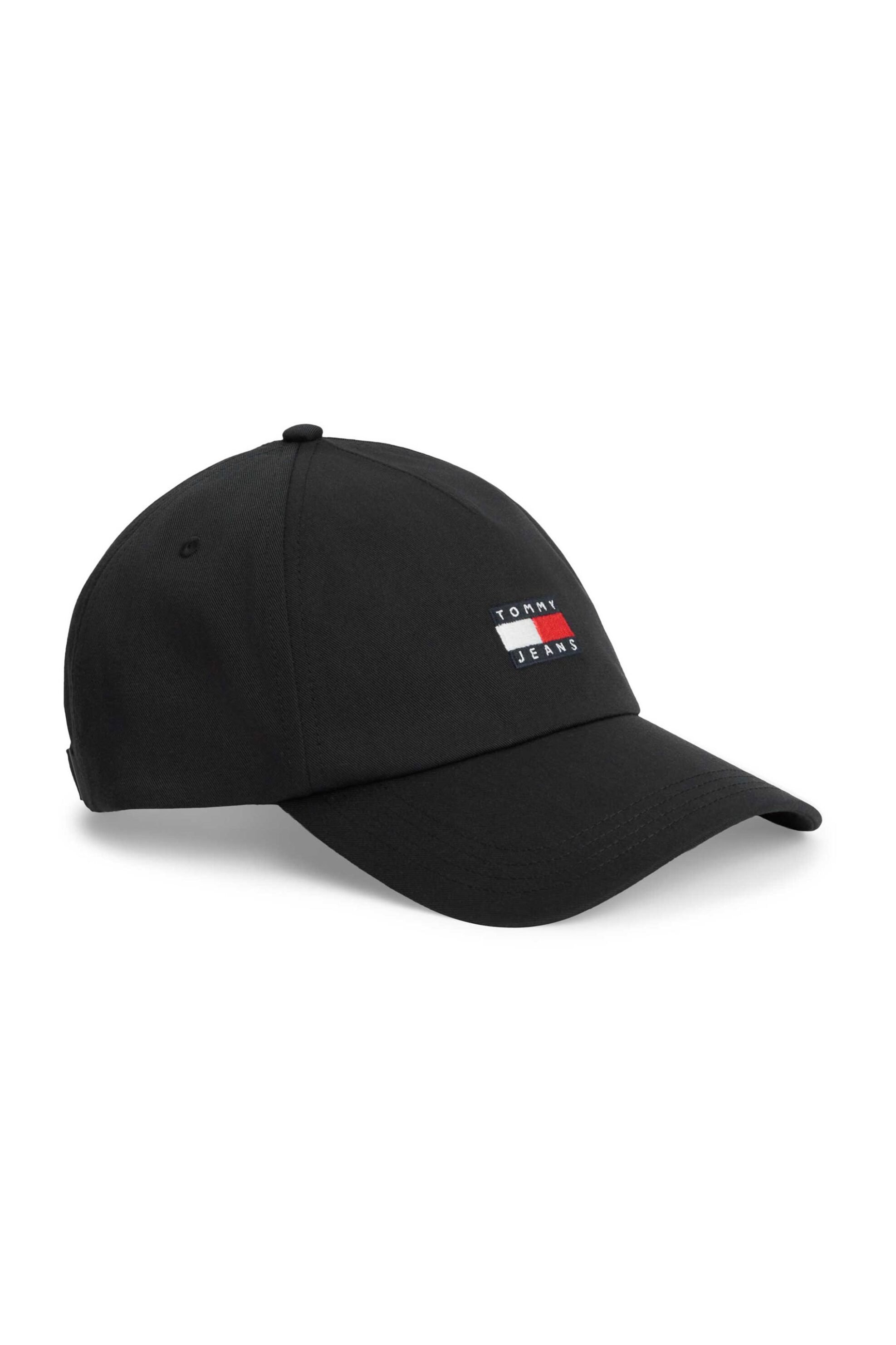 Tommy Jeans ανδρικό καπέλο jockey με λογότυπο - AM0AM12933 Μαύρο