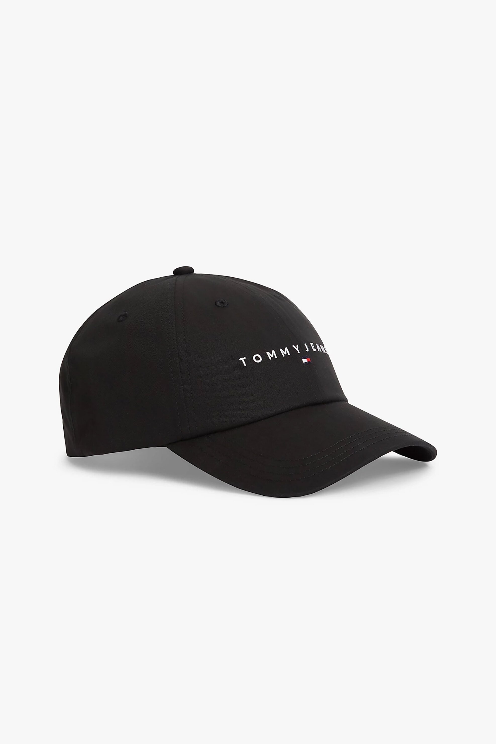 Tommy Jeans ανδρικό καπέλο jockey με κεντημένο monogram - AM0AM14198 Μαύρο